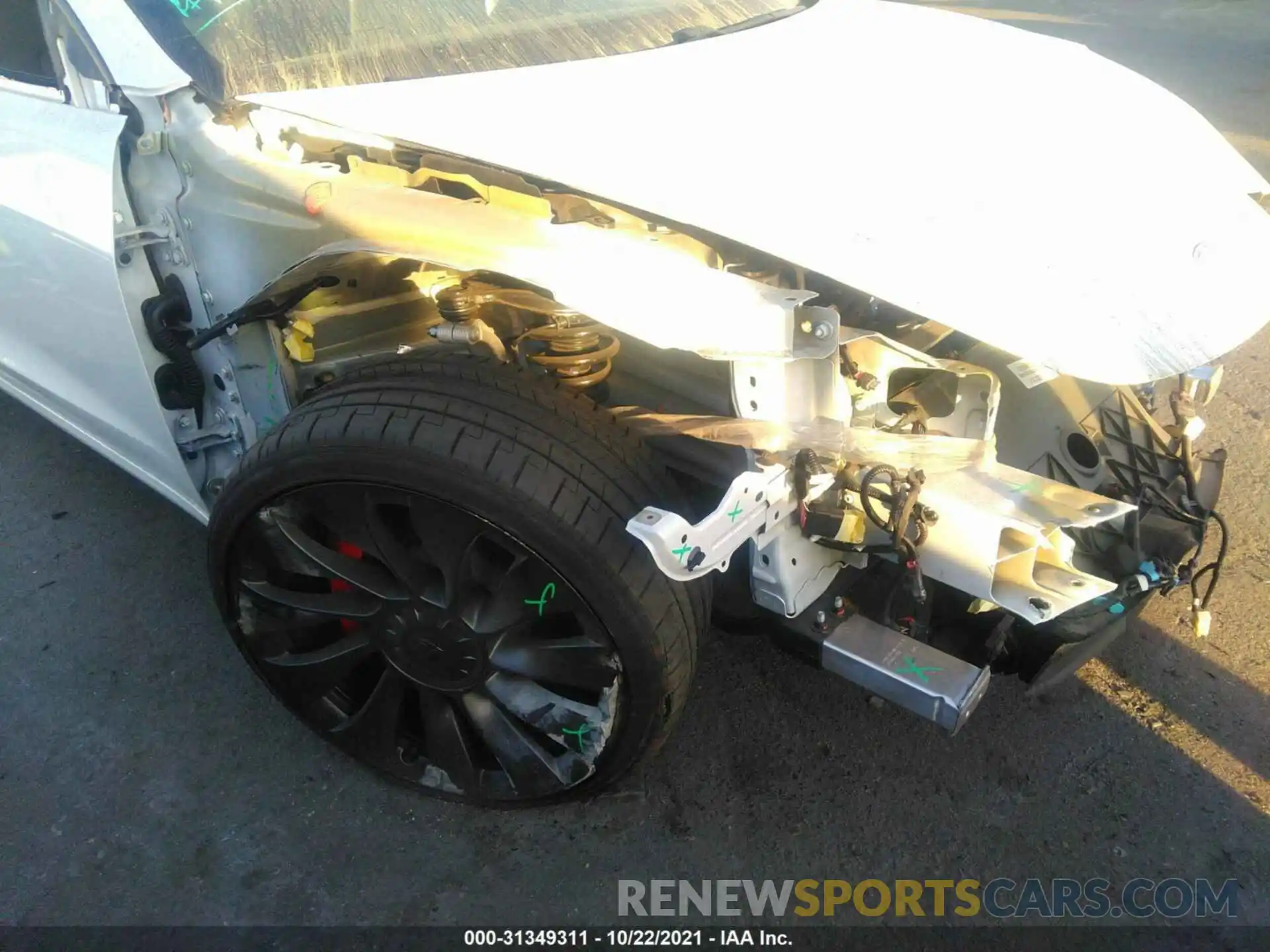 6 Photograph of a damaged car 5YJ3E1EC2MF015744 TESLA MODEL 3 2021