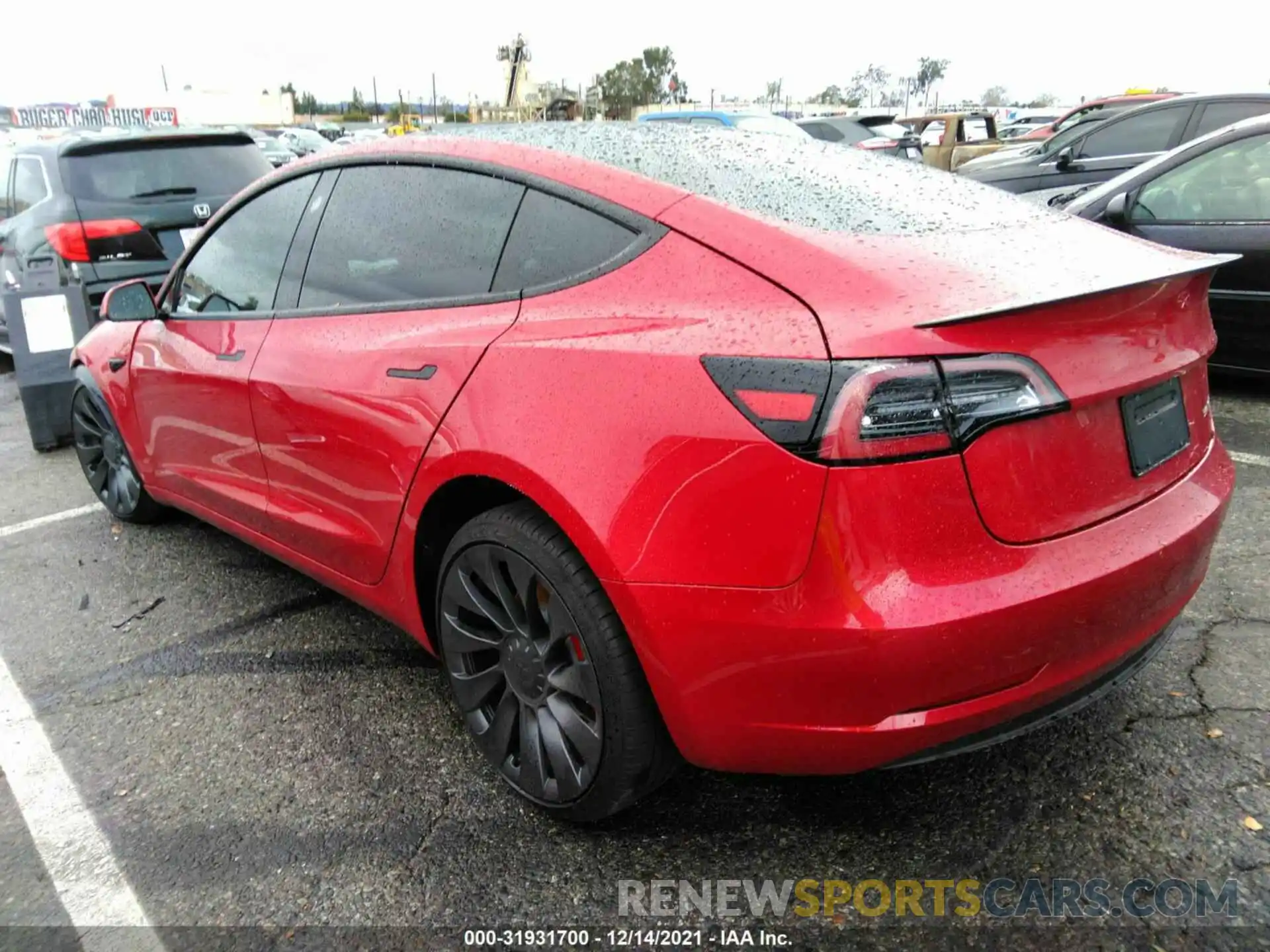 3 Photograph of a damaged car 5YJ3E1EC2MF028333 TESLA MODEL 3 2021