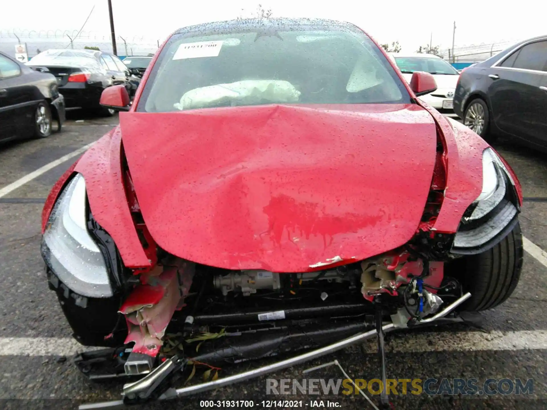 6 Photograph of a damaged car 5YJ3E1EC2MF028333 TESLA MODEL 3 2021