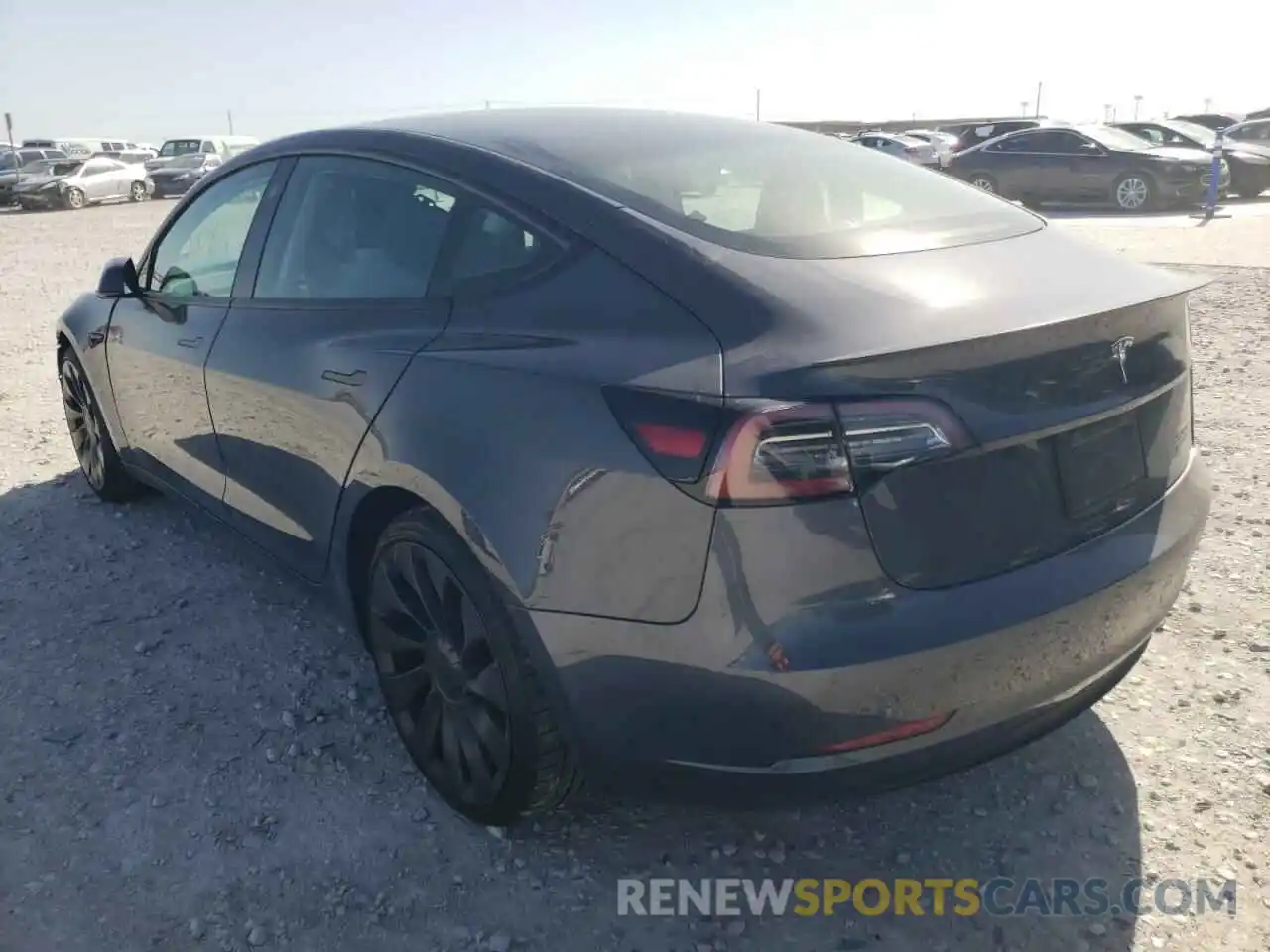 3 Photograph of a damaged car 5YJ3E1EC2MF037761 TESLA MODEL 3 2021