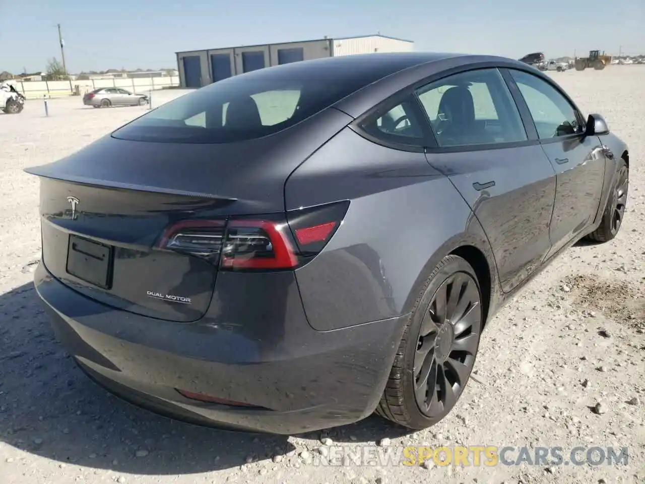 4 Photograph of a damaged car 5YJ3E1EC2MF037761 TESLA MODEL 3 2021