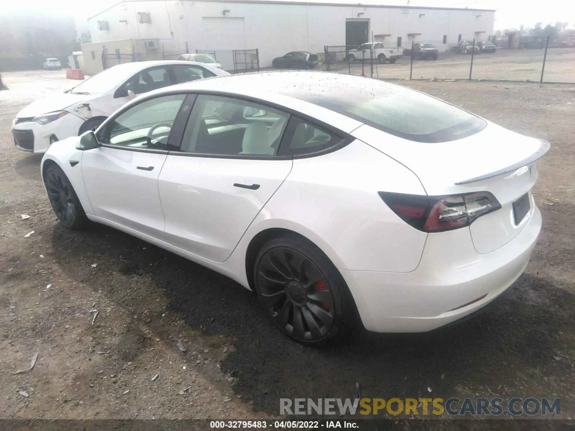 3 Фотография поврежденного автомобиля 5YJ3E1EC2MF078326 TESLA MODEL 3 2021