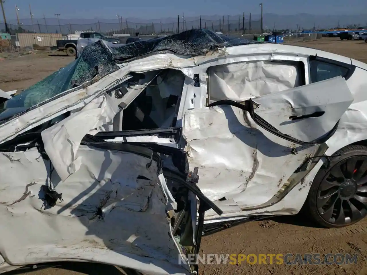 9 Photograph of a damaged car 5YJ3E1EC2MF099368 TESLA MODEL 3 2021