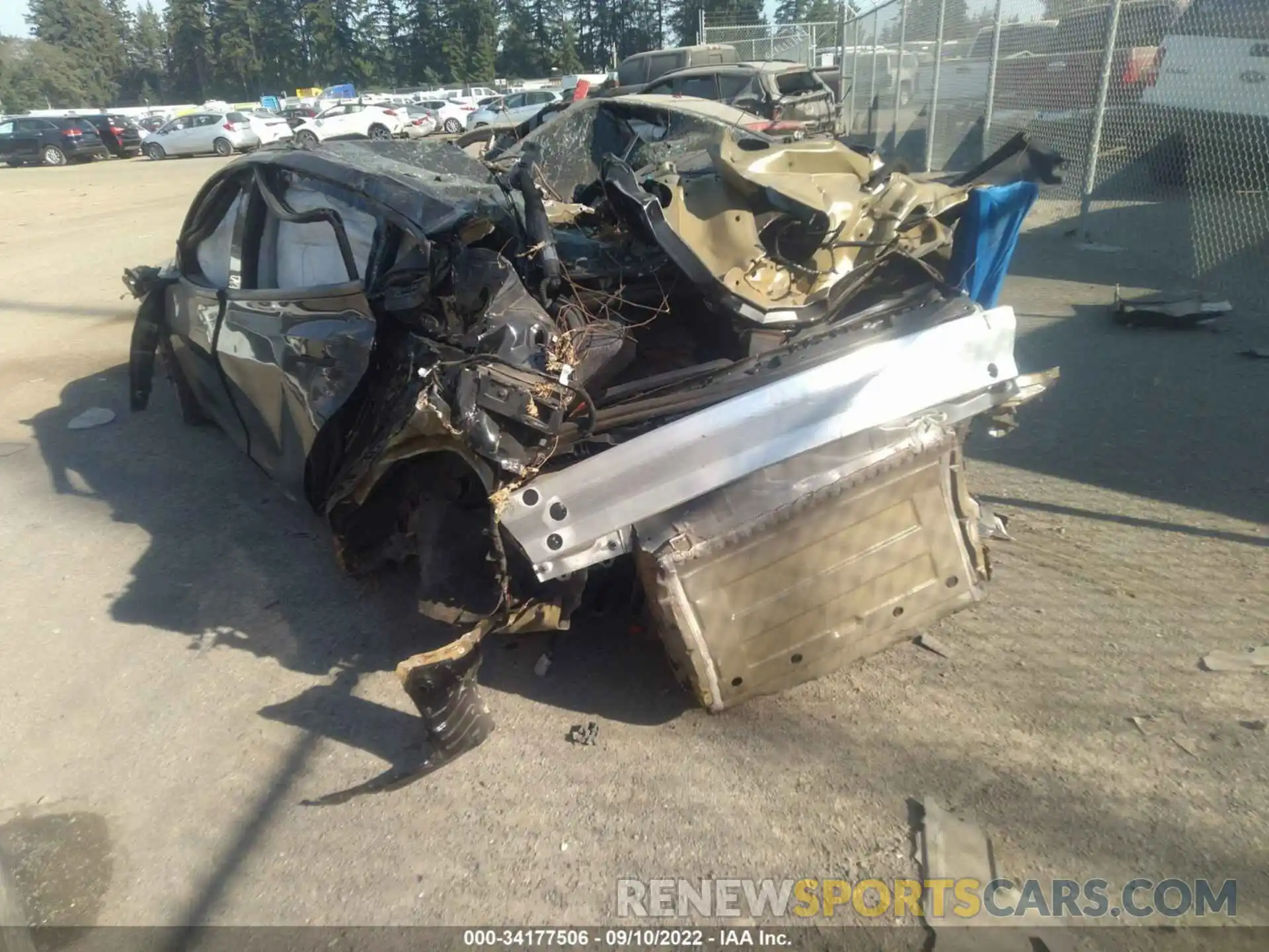 3 Photograph of a damaged car 5YJ3E1EC2MF868385 TESLA MODEL 3 2021