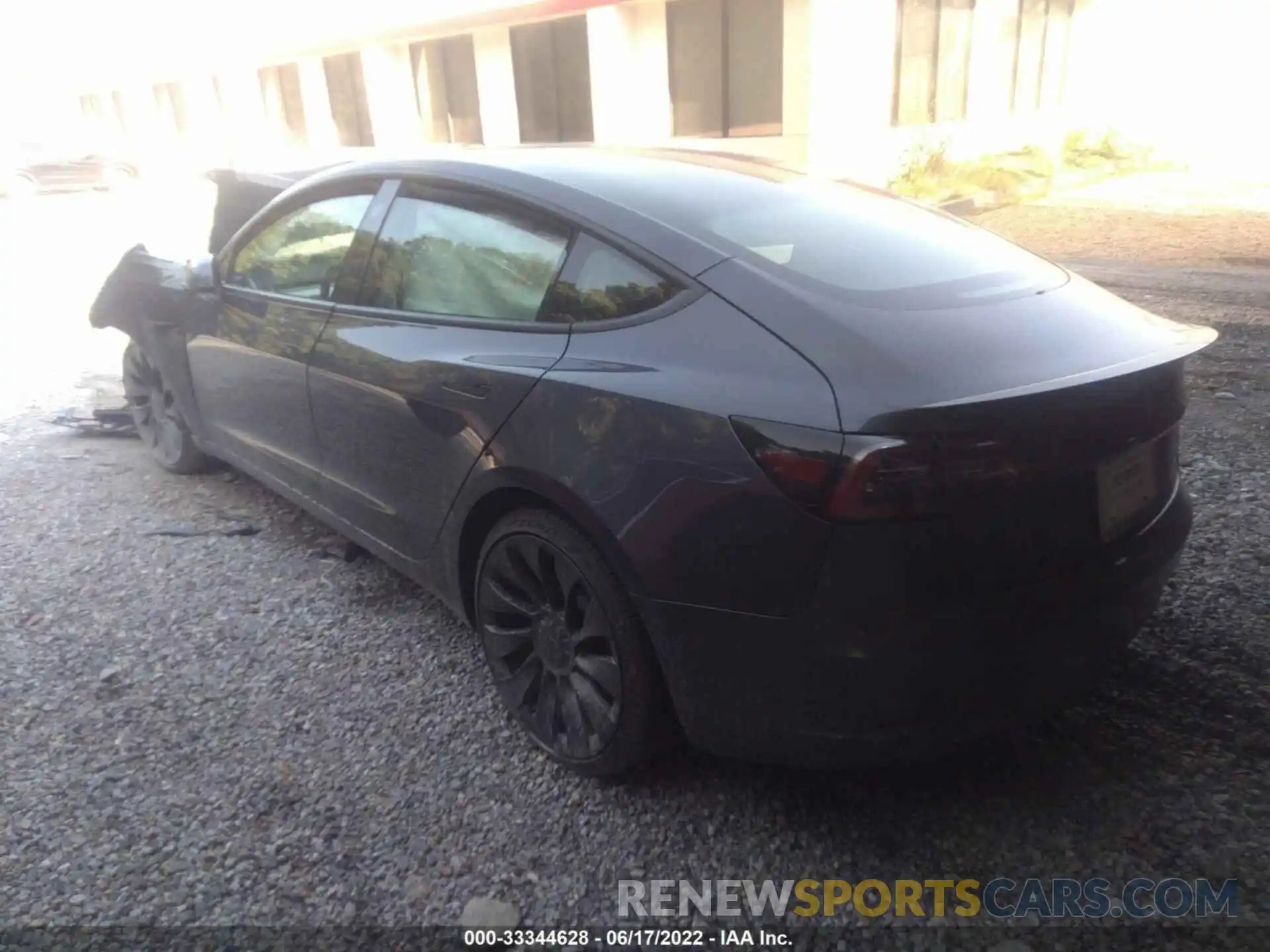 3 Photograph of a damaged car 5YJ3E1EC2MF925460 TESLA MODEL 3 2021