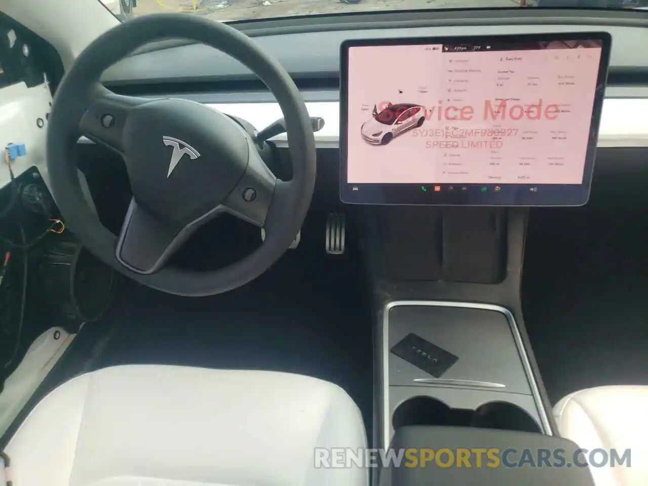 9 Фотография поврежденного автомобиля 5YJ3E1EC2MF980927 TESLA MODEL 3 2021