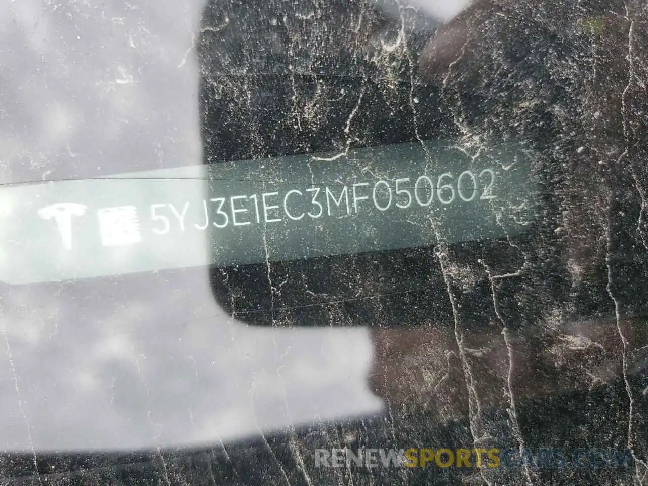 13 Photograph of a damaged car 5YJ3E1EC3MF050602 TESLA MODEL 3 2021