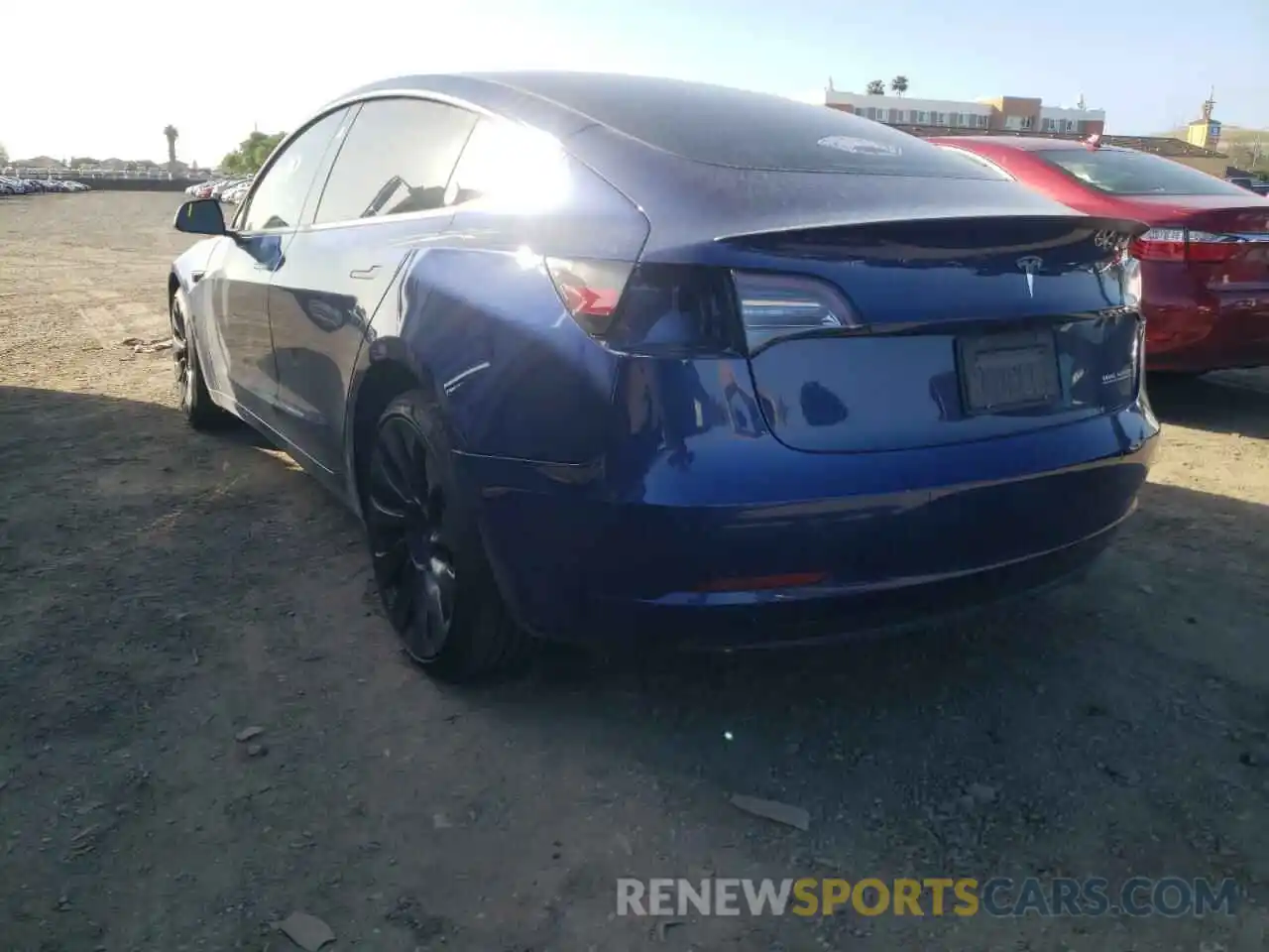 3 Photograph of a damaged car 5YJ3E1EC3MF064922 TESLA MODEL 3 2021