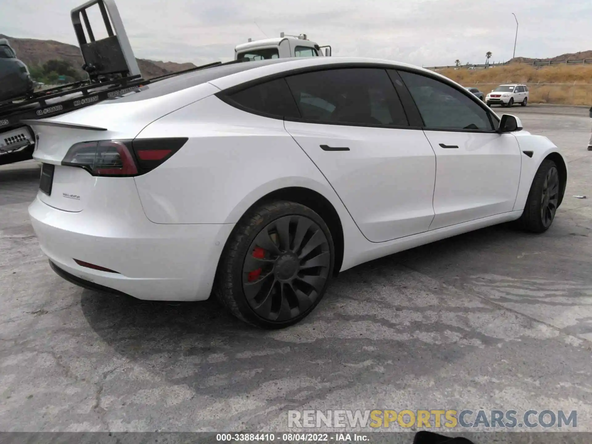 4 Photograph of a damaged car 5YJ3E1EC3MF077038 TESLA MODEL 3 2021