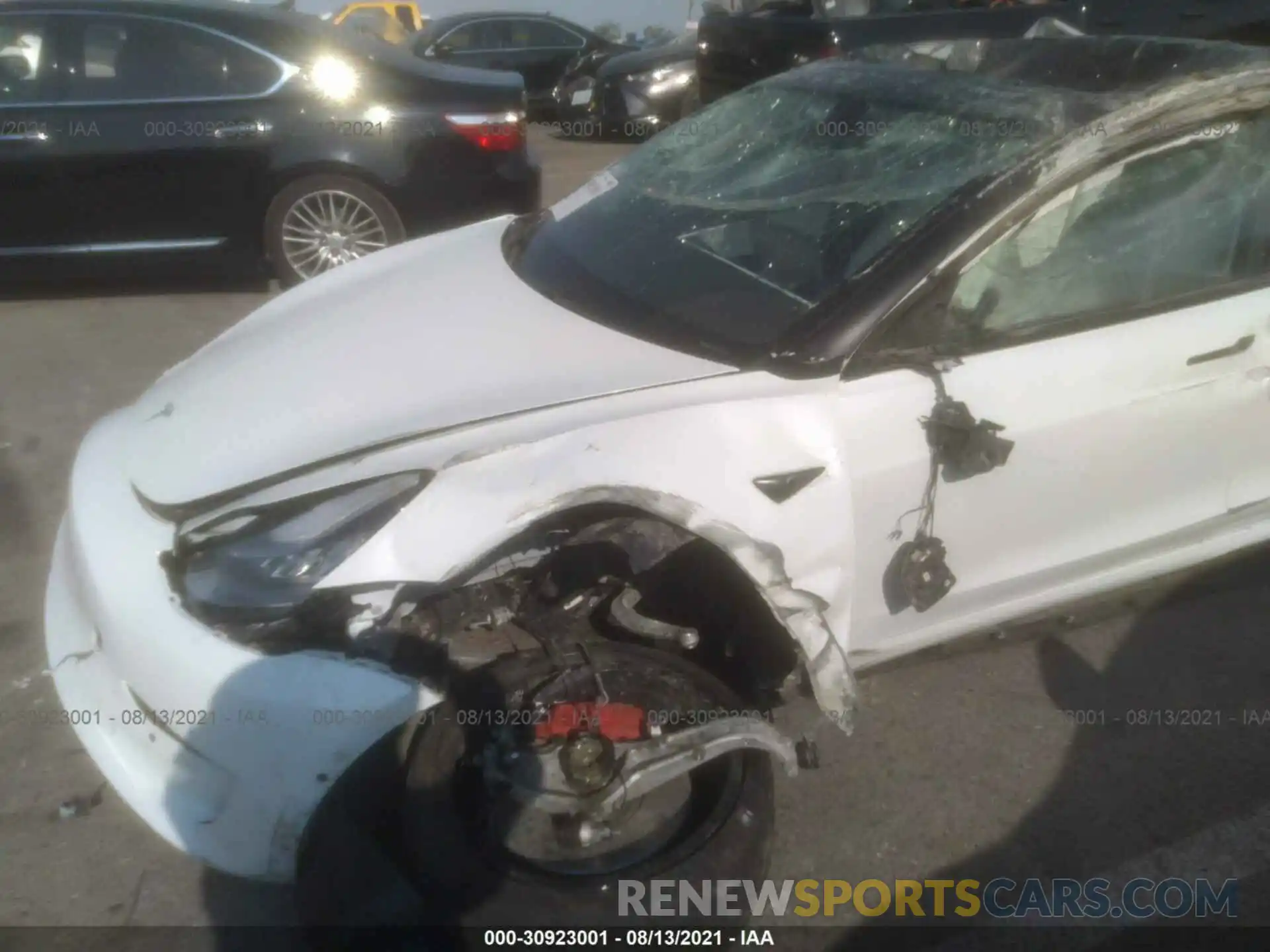 6 Photograph of a damaged car 5YJ3E1EC3MF849795 TESLA MODEL 3 2021