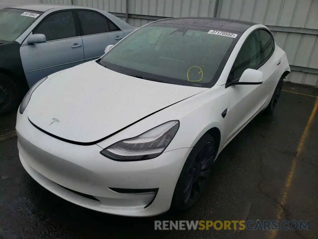 2 Фотография поврежденного автомобиля 5YJ3E1EC3MF850879 TESLA MODEL 3 2021