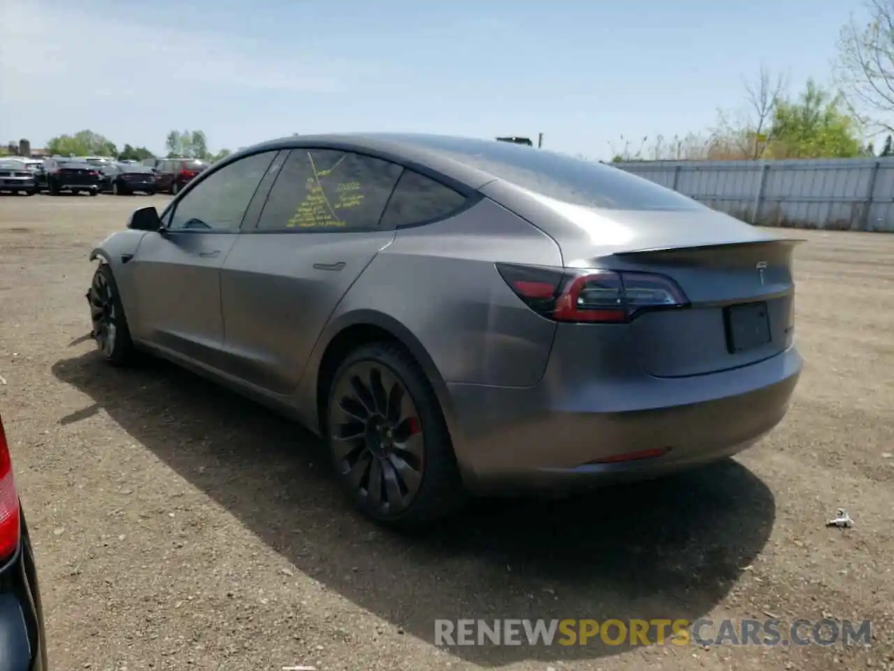 3 Photograph of a damaged car 5YJ3E1EC3MF913527 TESLA MODEL 3 2021