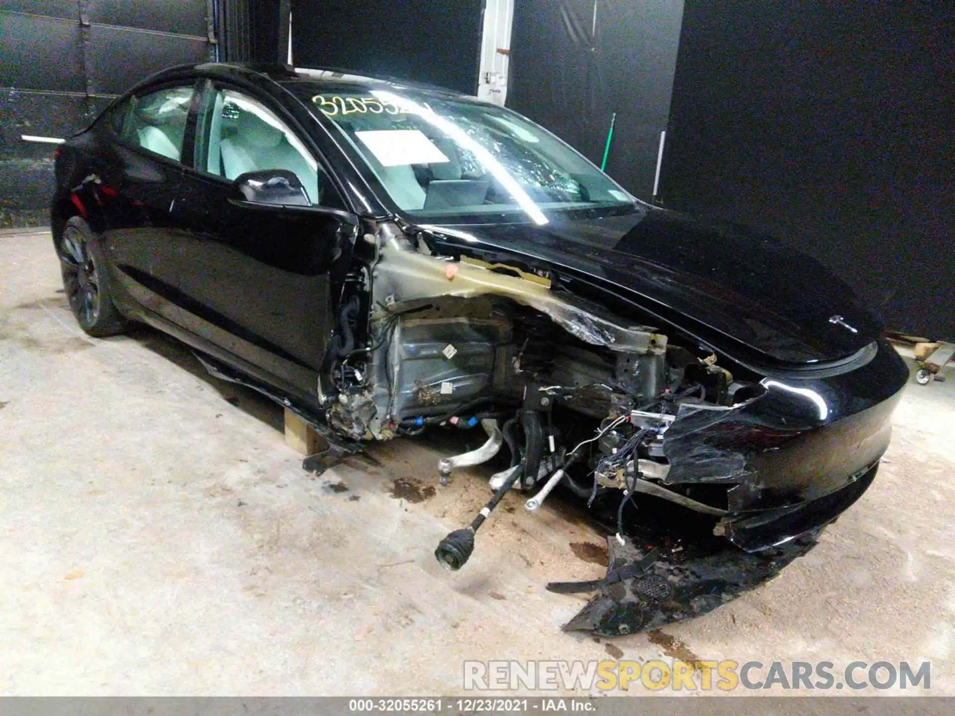 1 Photograph of a damaged car 5YJ3E1EC3MF914290 TESLA MODEL 3 2021