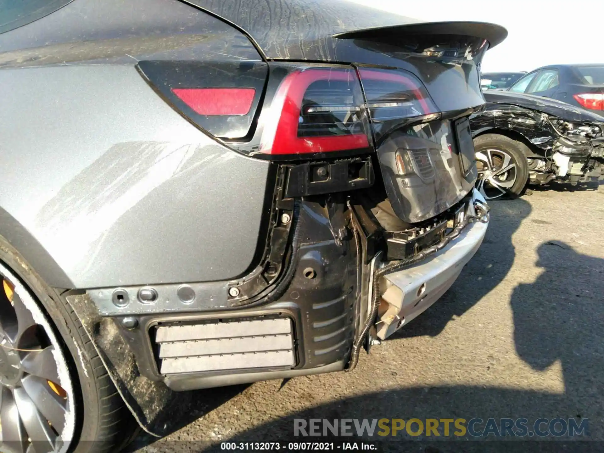 6 Photograph of a damaged car 5YJ3E1EC3MF926021 TESLA MODEL 3 2021