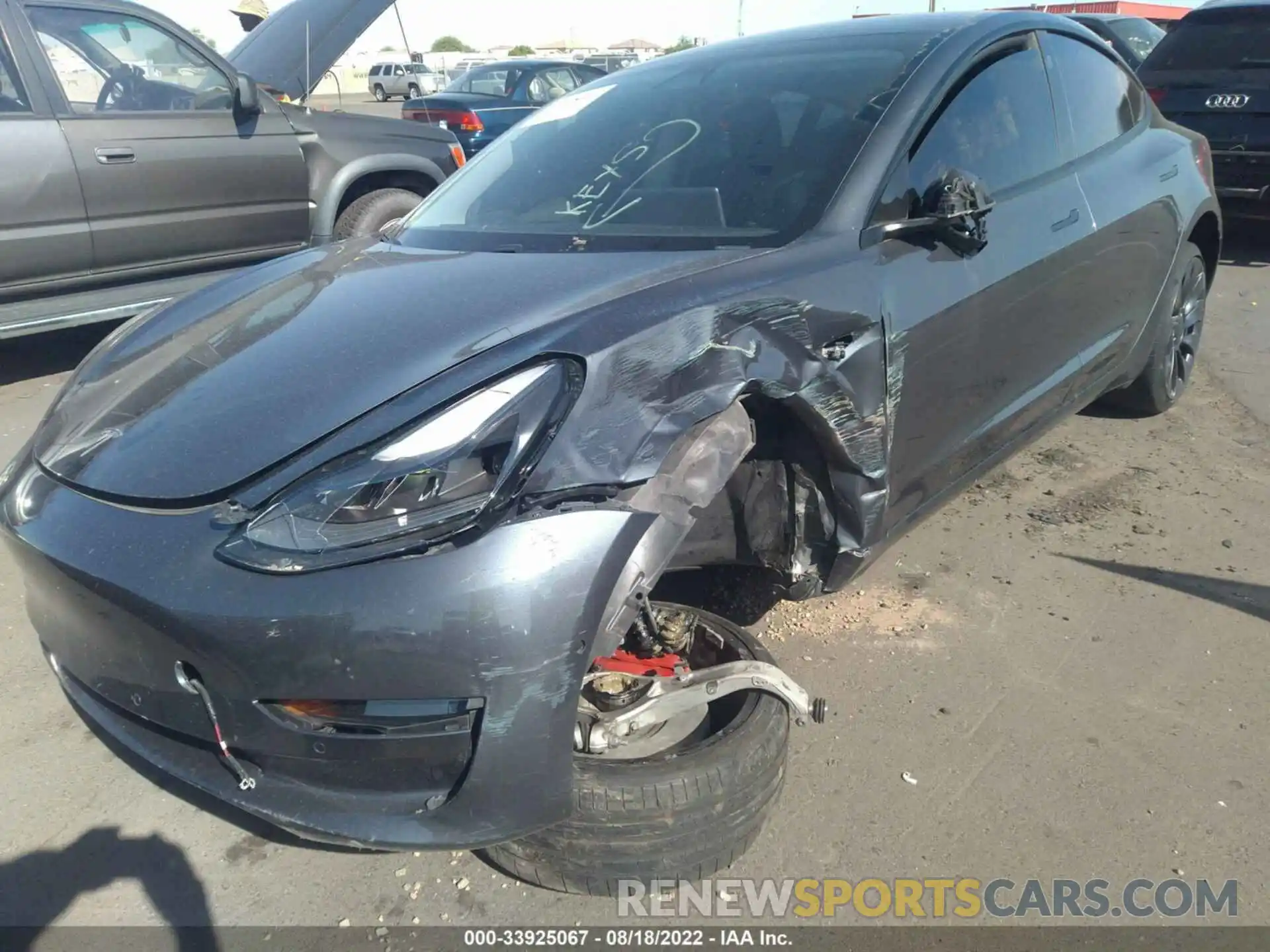 6 Photograph of a damaged car 5YJ3E1EC3MF926536 TESLA MODEL 3 2021