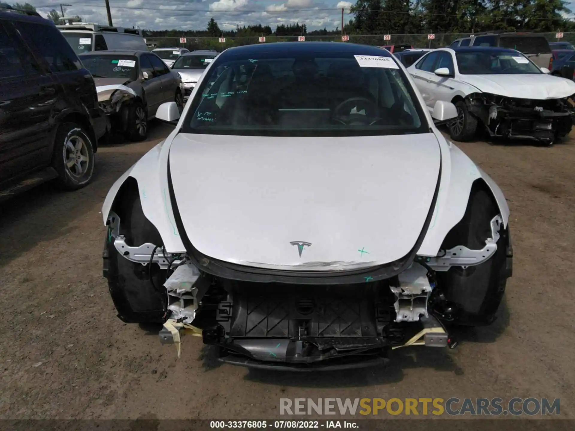 6 Photograph of a damaged car 5YJ3E1EC3MF996893 TESLA MODEL 3 2021