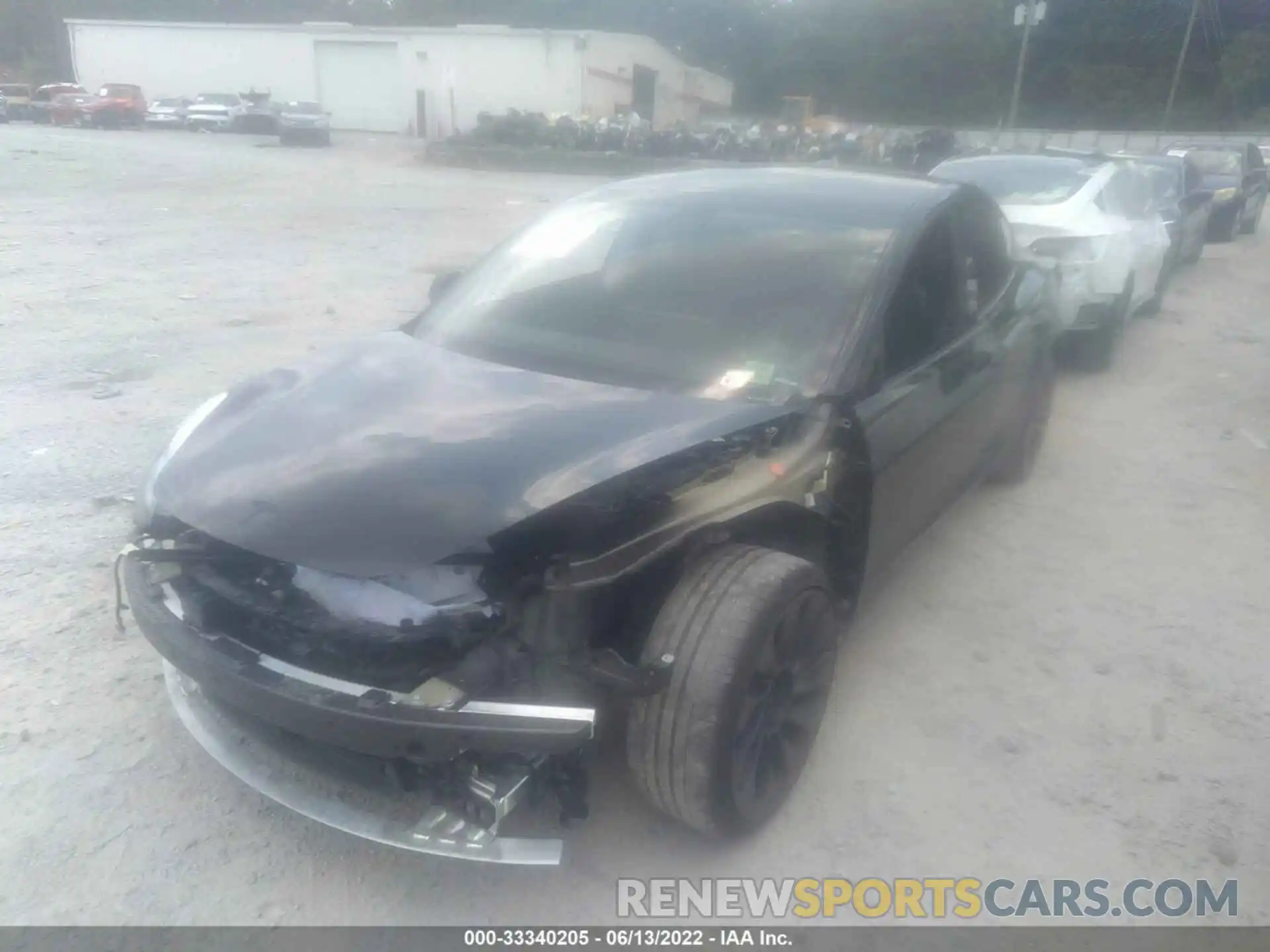 2 Photograph of a damaged car 5YJ3E1EC4MF849496 TESLA MODEL 3 2021