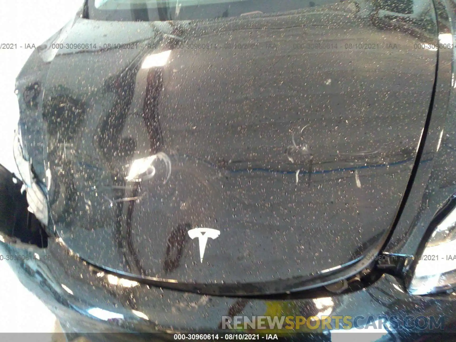 10 Photograph of a damaged car 5YJ3E1EC4MF984722 TESLA MODEL 3 2021