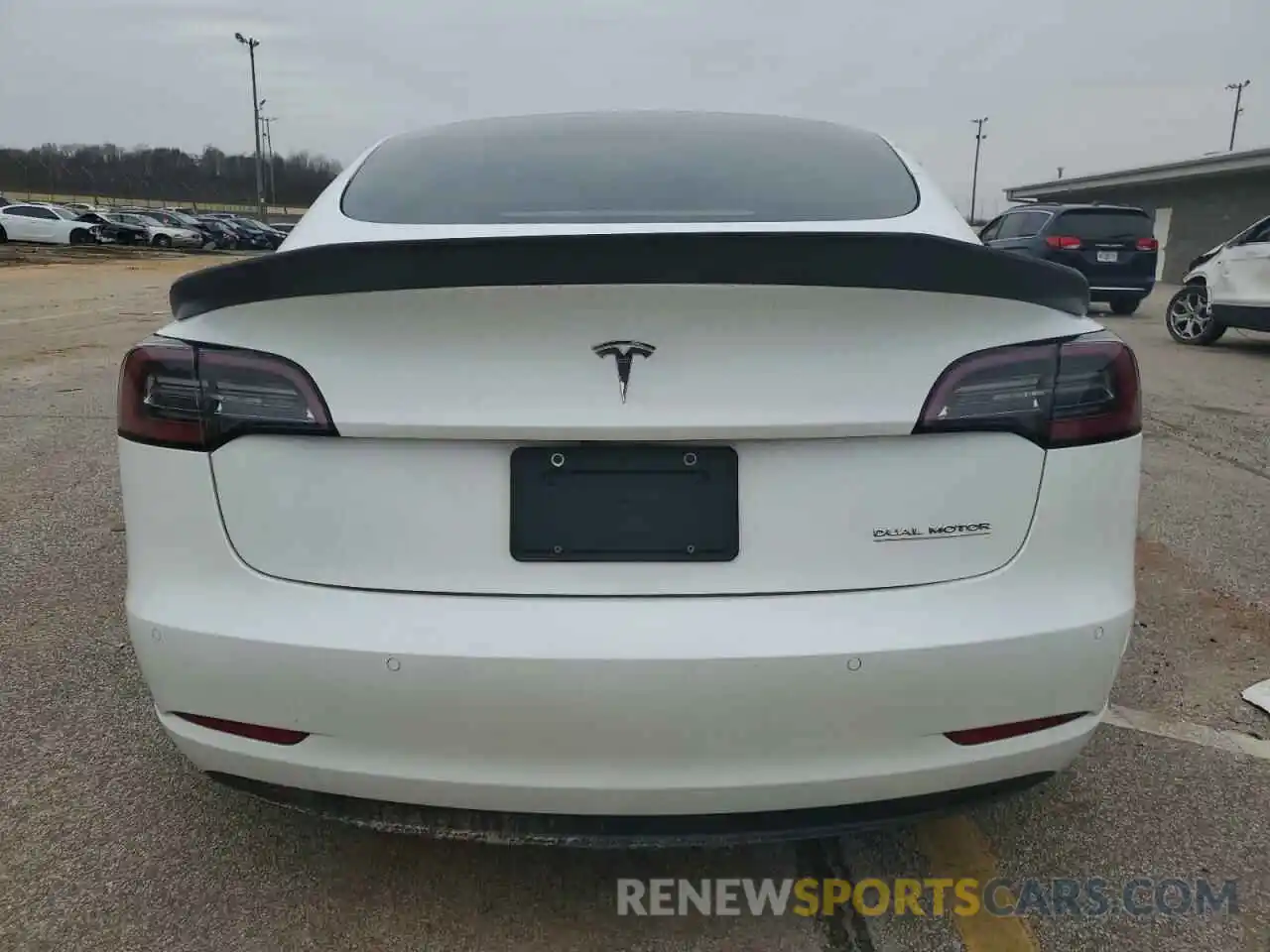 6 Photograph of a damaged car 5YJ3E1EC5MF020257 TESLA MODEL 3 2021