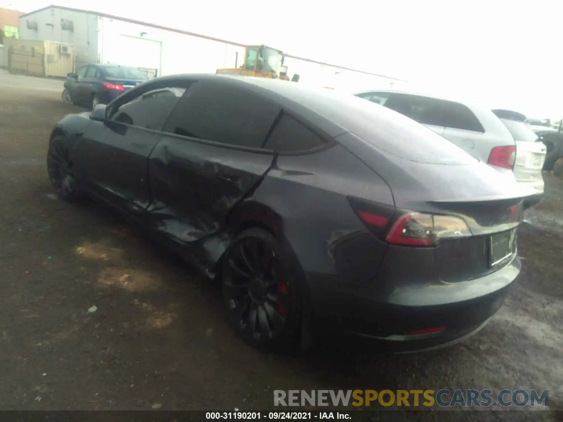 3 Photograph of a damaged car 5YJ3E1EC5MF025510 TESLA MODEL 3 2021