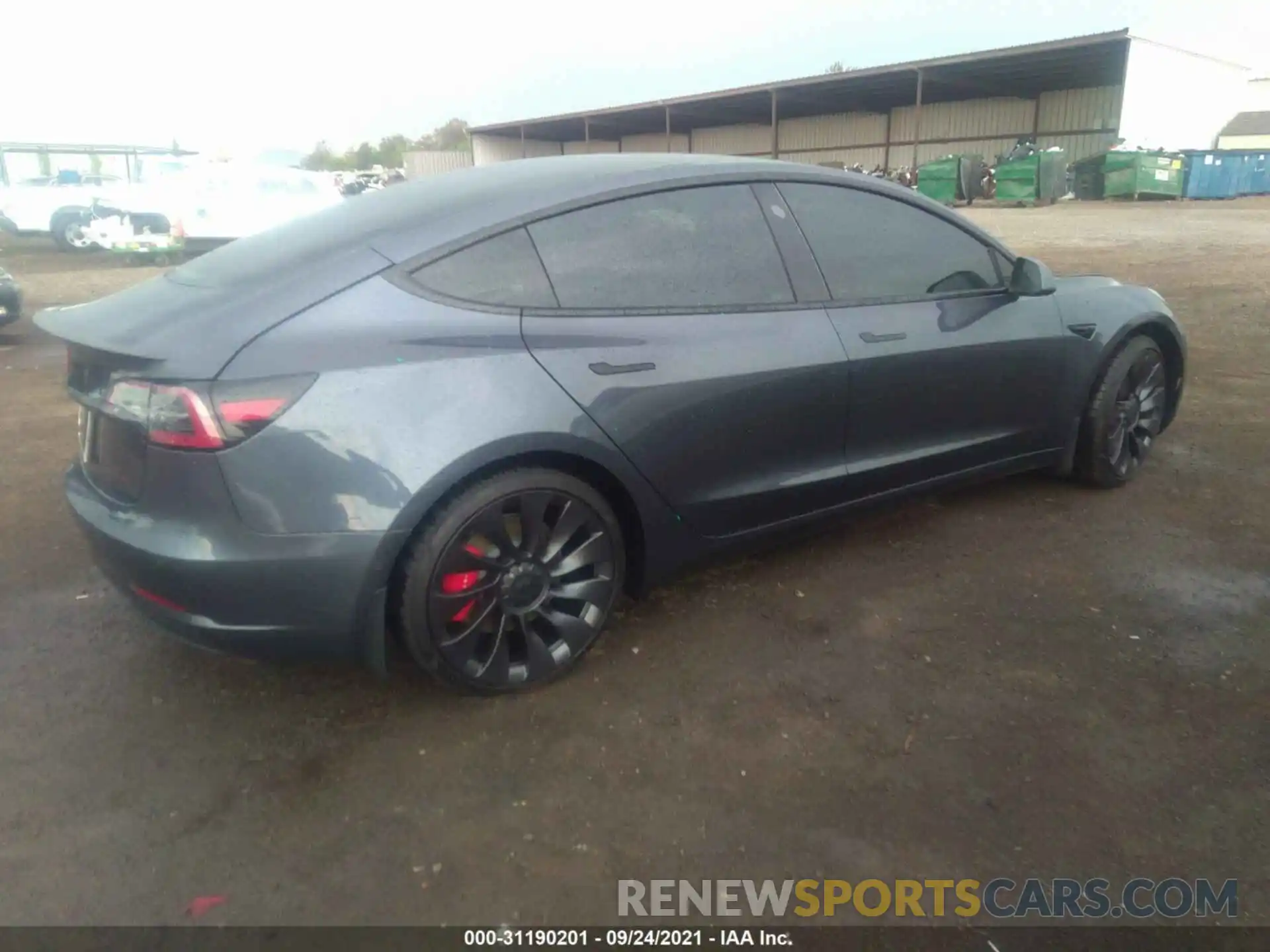 4 Фотография поврежденного автомобиля 5YJ3E1EC5MF025510 TESLA MODEL 3 2021