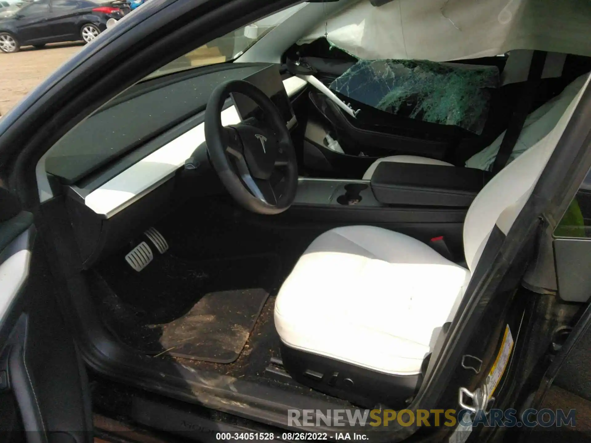 5 Photograph of a damaged car 5YJ3E1EC5MF059656 TESLA MODEL 3 2021