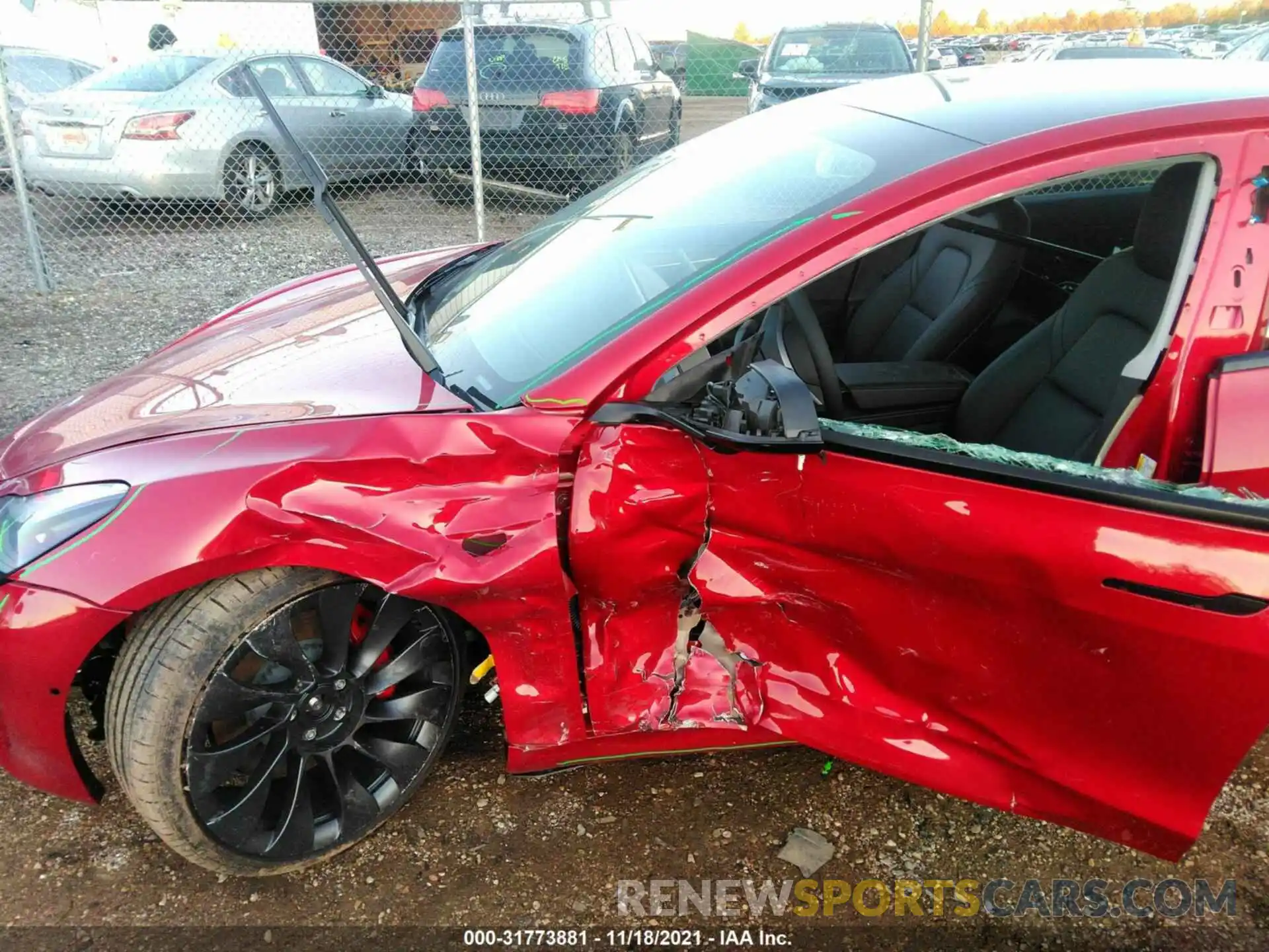 6 Photograph of a damaged car 5YJ3E1EC5MF061875 TESLA MODEL 3 2021