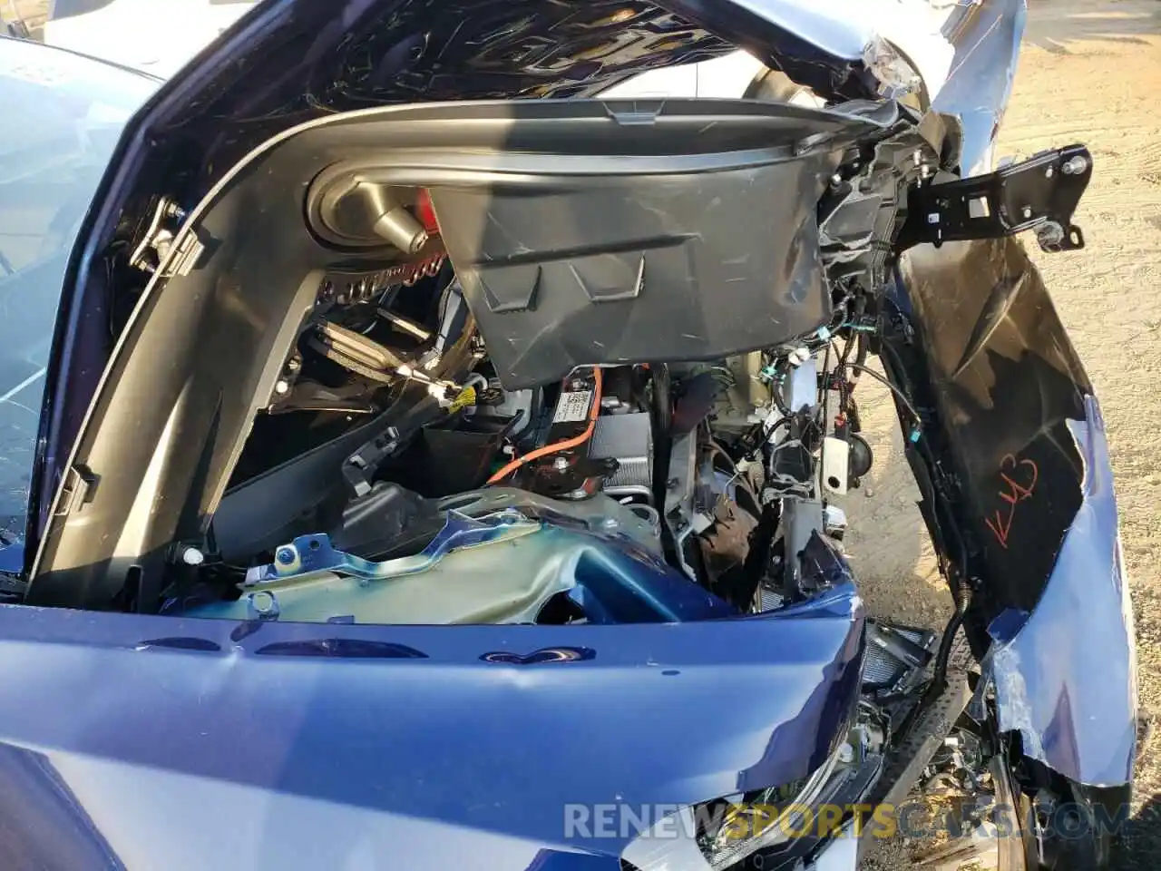 9 Photograph of a damaged car 5YJ3E1EC5MF076280 TESLA MODEL 3 2021