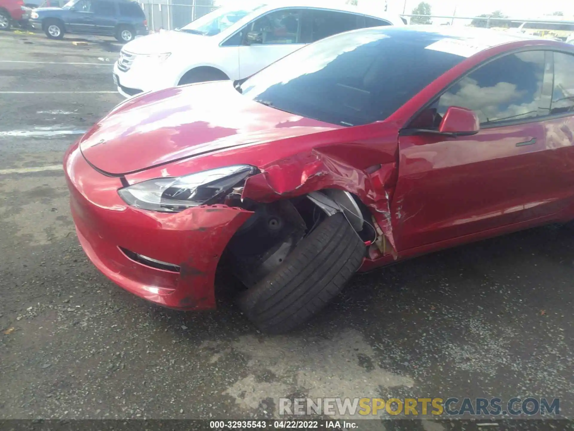 6 Photograph of a damaged car 5YJ3E1EC5MF947940 TESLA MODEL 3 2021