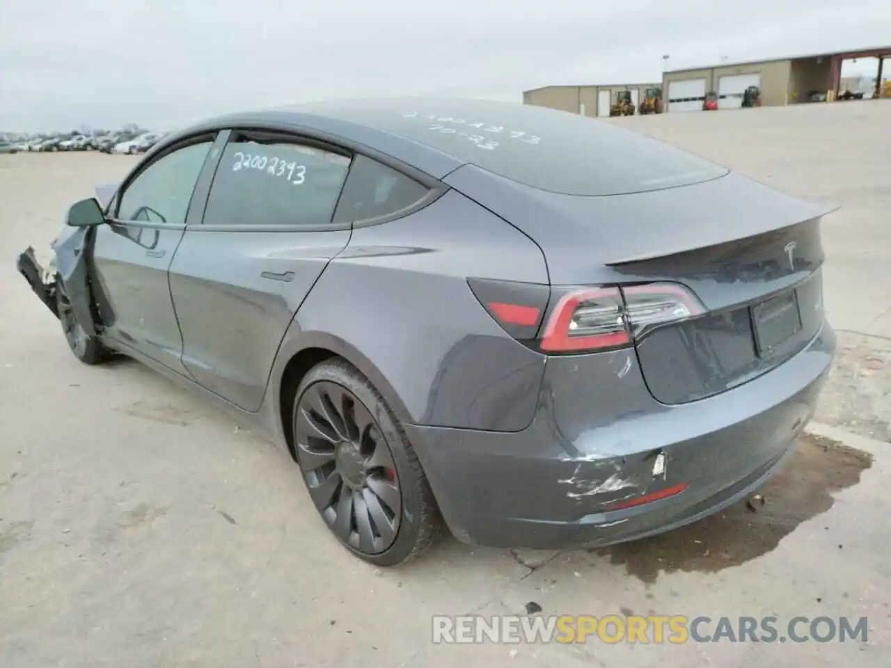 3 Photograph of a damaged car 5YJ3E1EC6MF061092 TESLA MODEL 3 2021