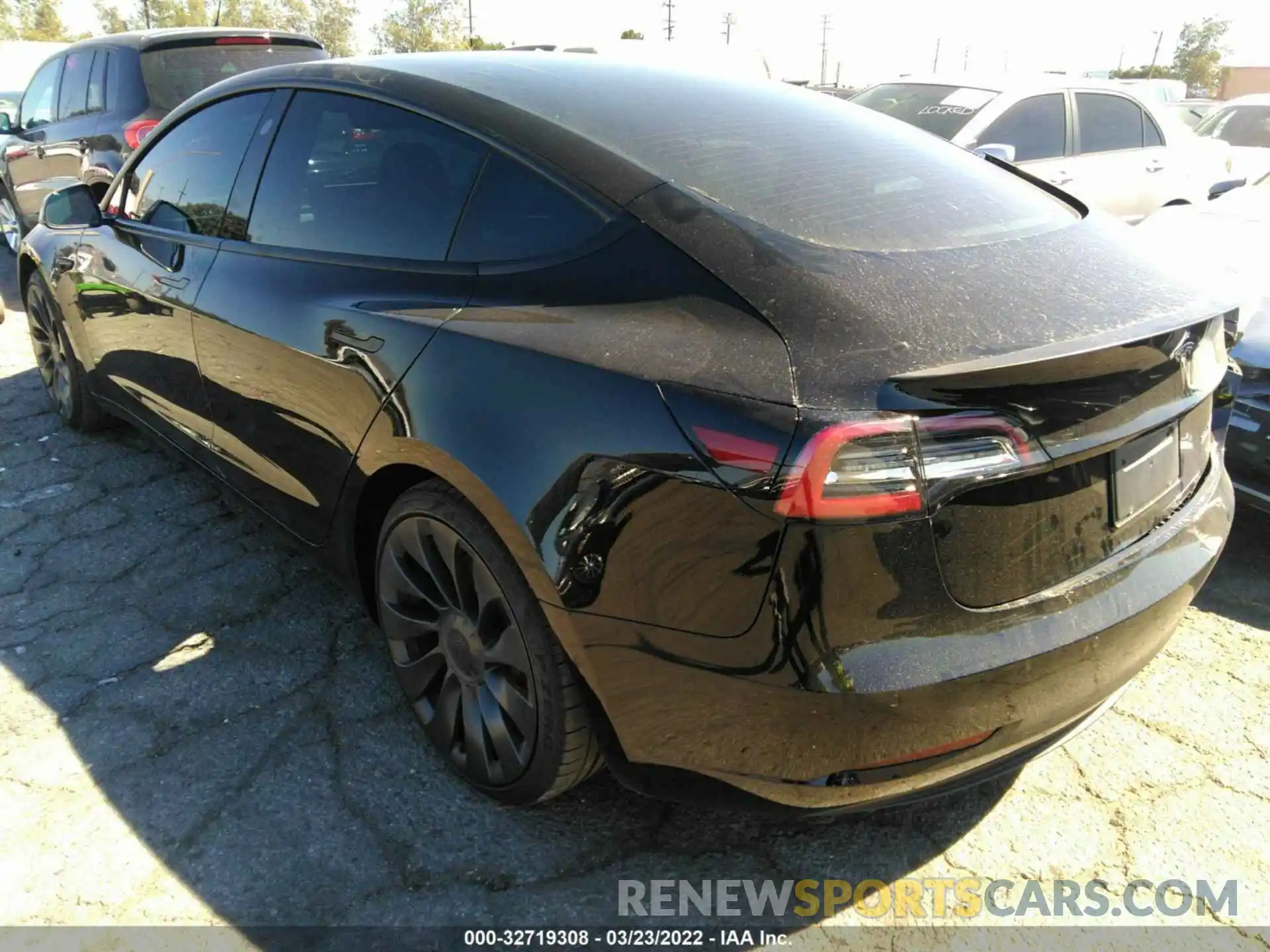 3 Photograph of a damaged car 5YJ3E1EC6MF088440 TESLA MODEL 3 2021