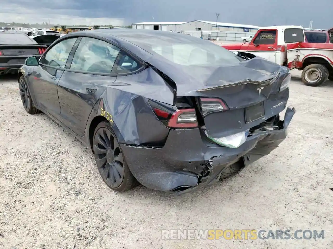 3 Photograph of a damaged car 5YJ3E1EC6MF856367 TESLA MODEL 3 2021