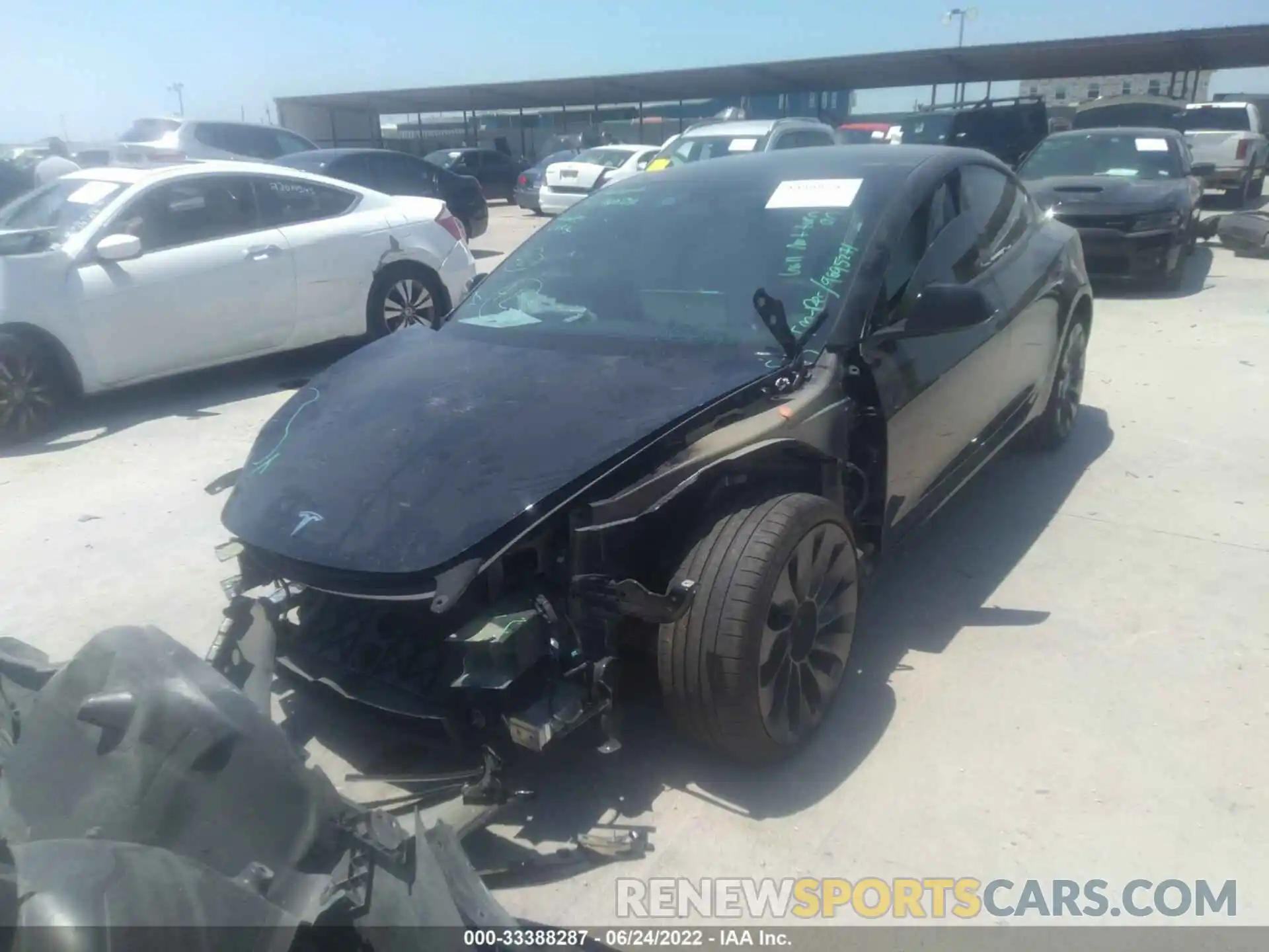 6 Photograph of a damaged car 5YJ3E1EC6MF984527 TESLA MODEL 3 2021