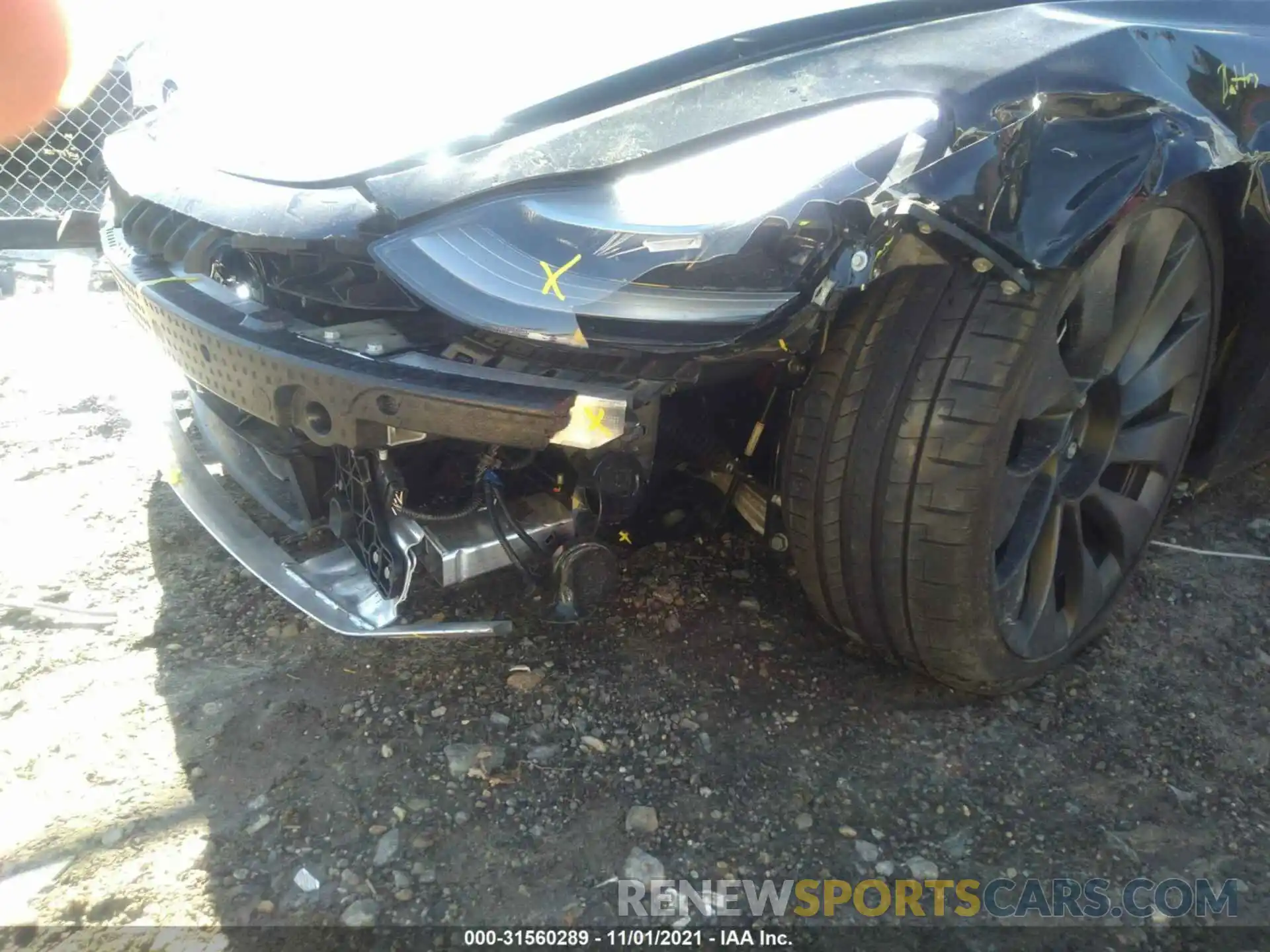 6 Photograph of a damaged car 5YJ3E1EC6MF992353 TESLA MODEL 3 2021