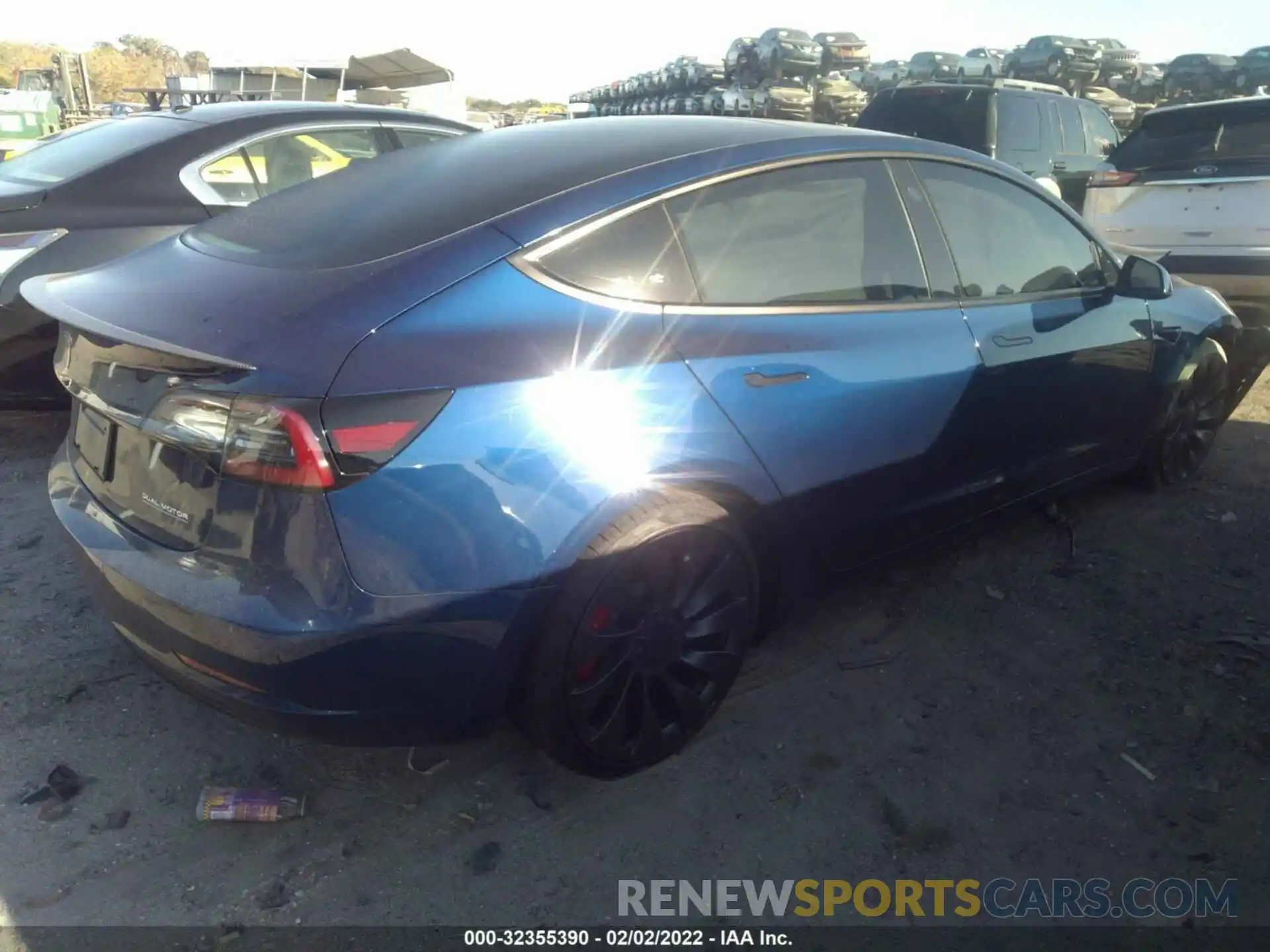 4 Photograph of a damaged car 5YJ3E1EC7MF055141 TESLA MODEL 3 2021