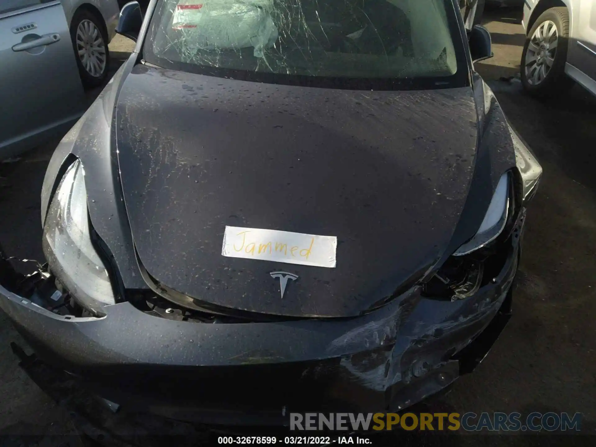 10 Photograph of a damaged car 5YJ3E1EC8MF094837 TESLA MODEL 3 2021