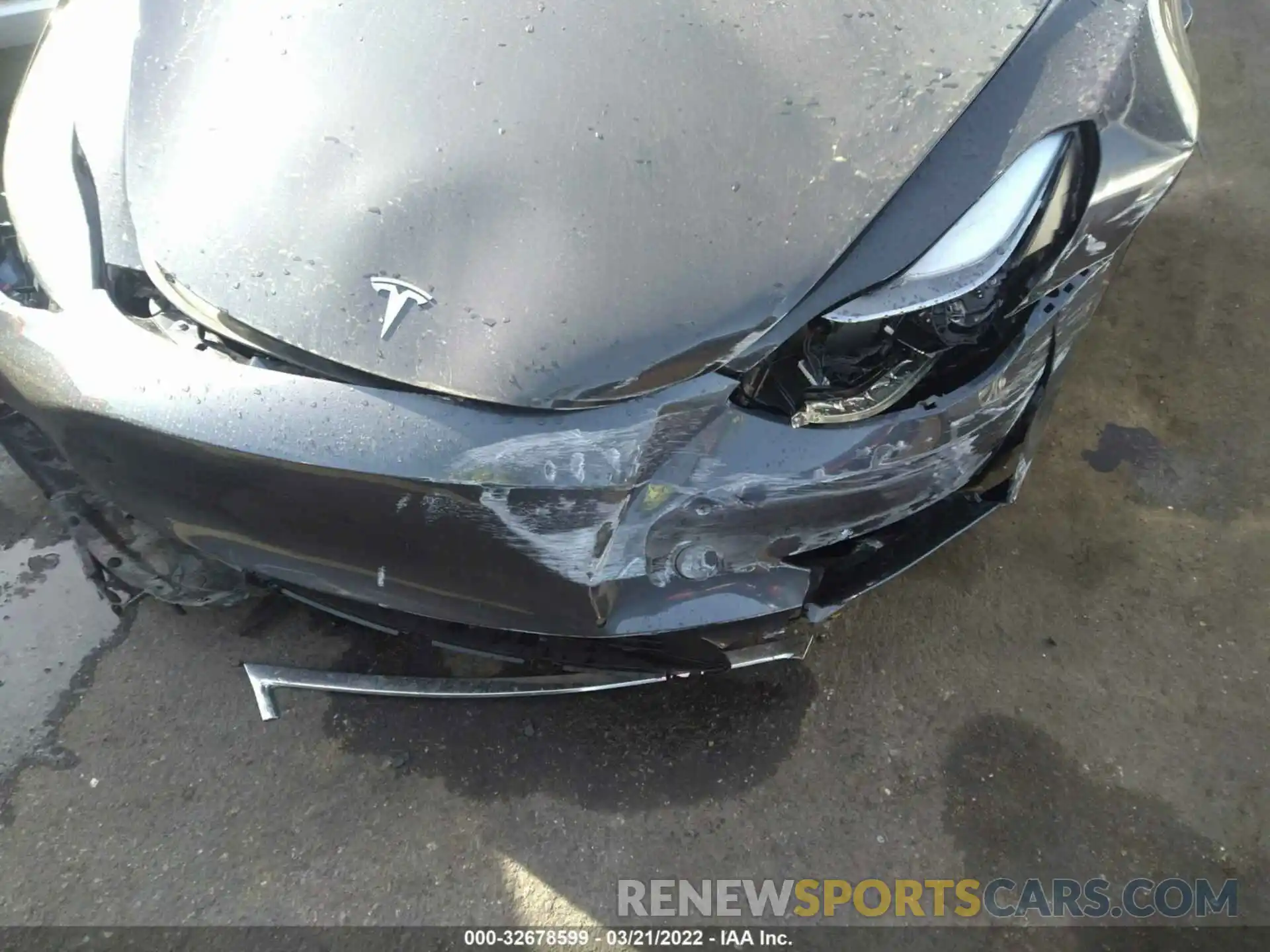 6 Photograph of a damaged car 5YJ3E1EC8MF094837 TESLA MODEL 3 2021