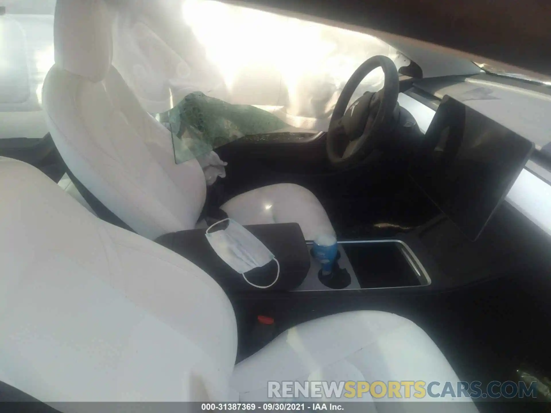 5 Photograph of a damaged car 5YJ3E1EC8MF849548 TESLA MODEL 3 2021