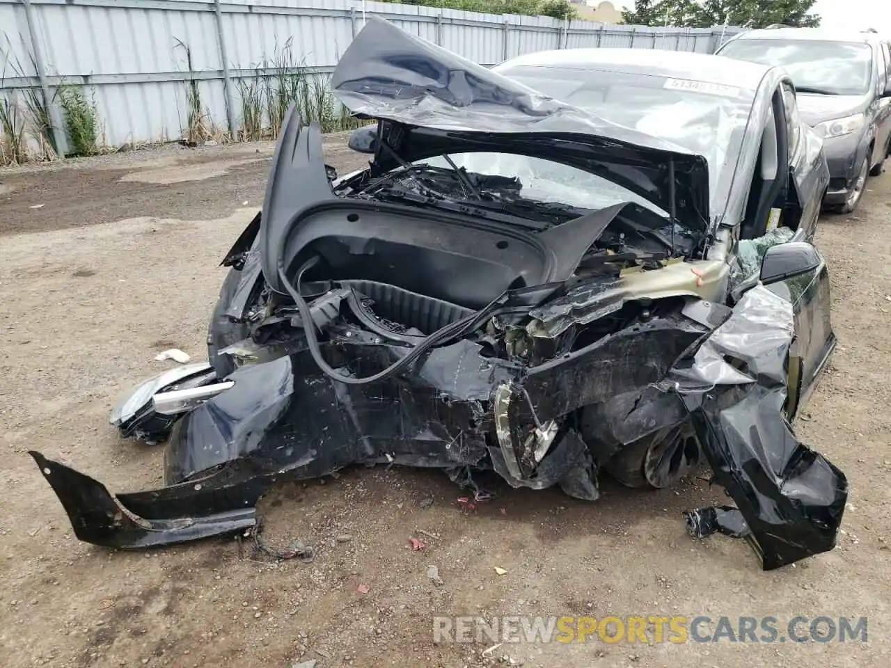 9 Photograph of a damaged car 5YJ3E1EC8MF984593 TESLA MODEL 3 2021