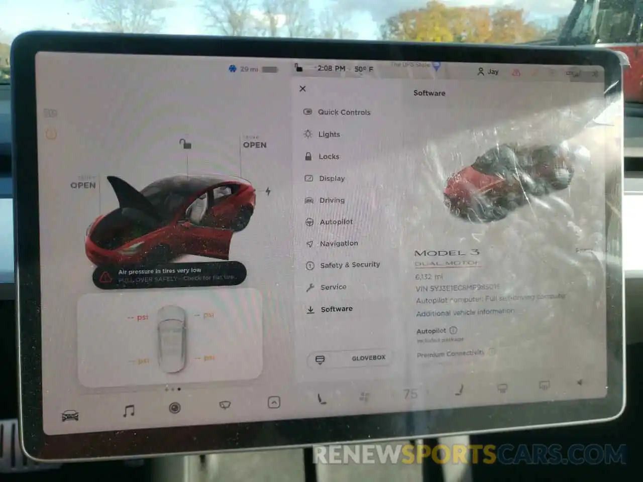 8 Photograph of a damaged car 5YJ3E1EC8MF985016 TESLA MODEL 3 2021