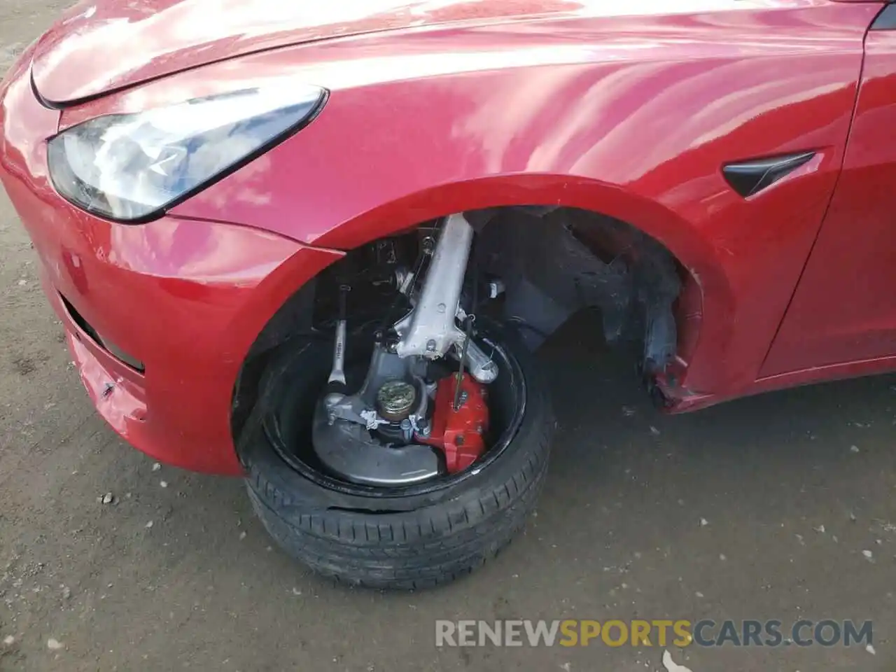 9 Photograph of a damaged car 5YJ3E1EC8MF985016 TESLA MODEL 3 2021