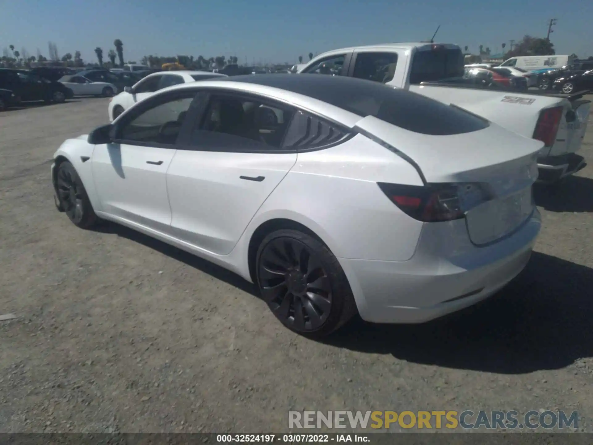 3 Photograph of a damaged car 5YJ3E1EC9MF076248 TESLA MODEL 3 2021