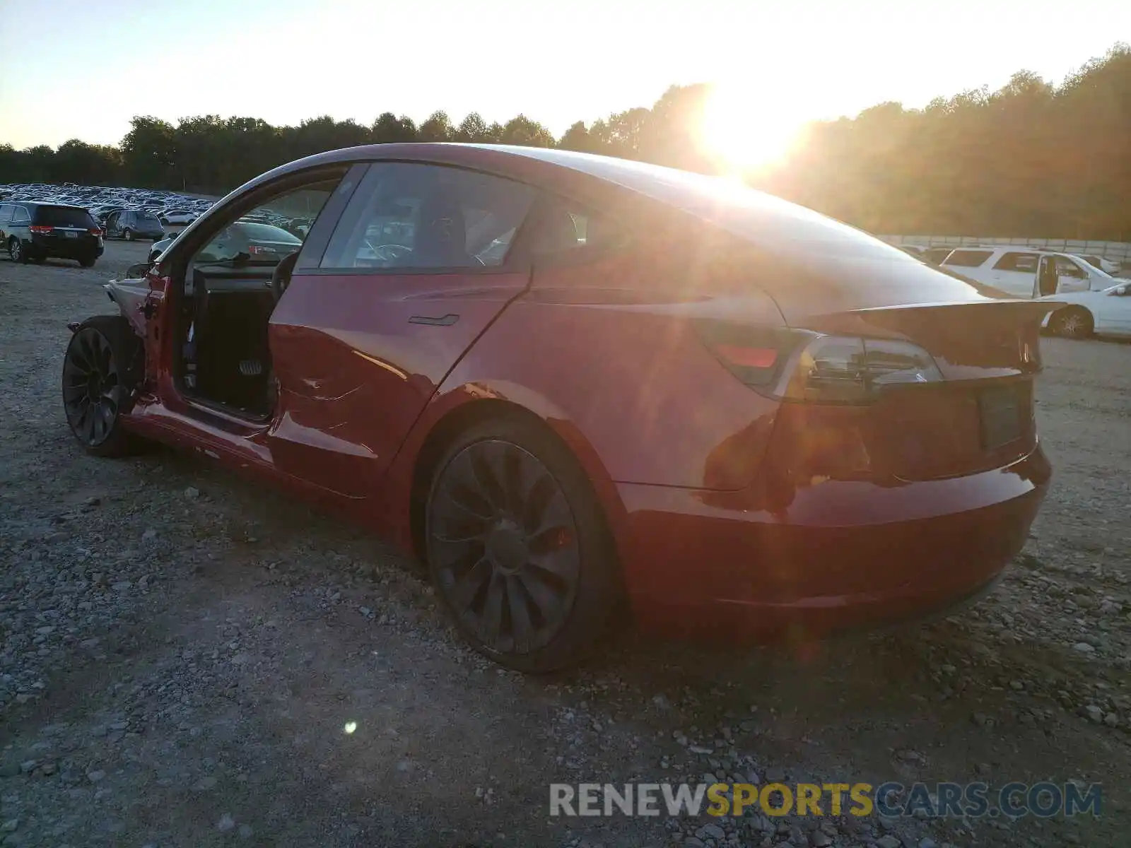 3 Photograph of a damaged car 5YJ3E1EC9MF849896 TESLA MODEL 3 2021