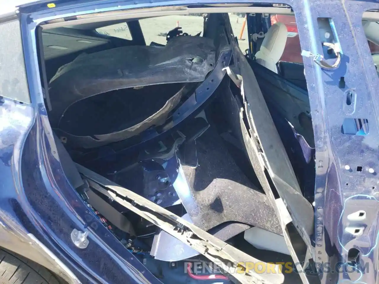 6 Photograph of a damaged car 5YJ3E1ECXMF028287 TESLA MODEL 3 2021