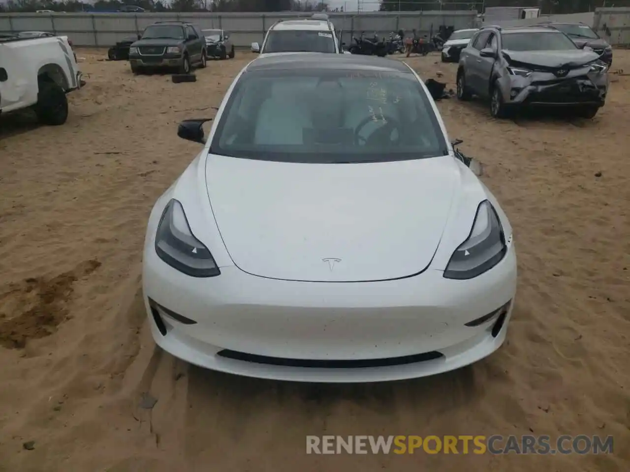 7 Photograph of a damaged car 5YJ3E1ECXMF035515 TESLA MODEL 3 2021