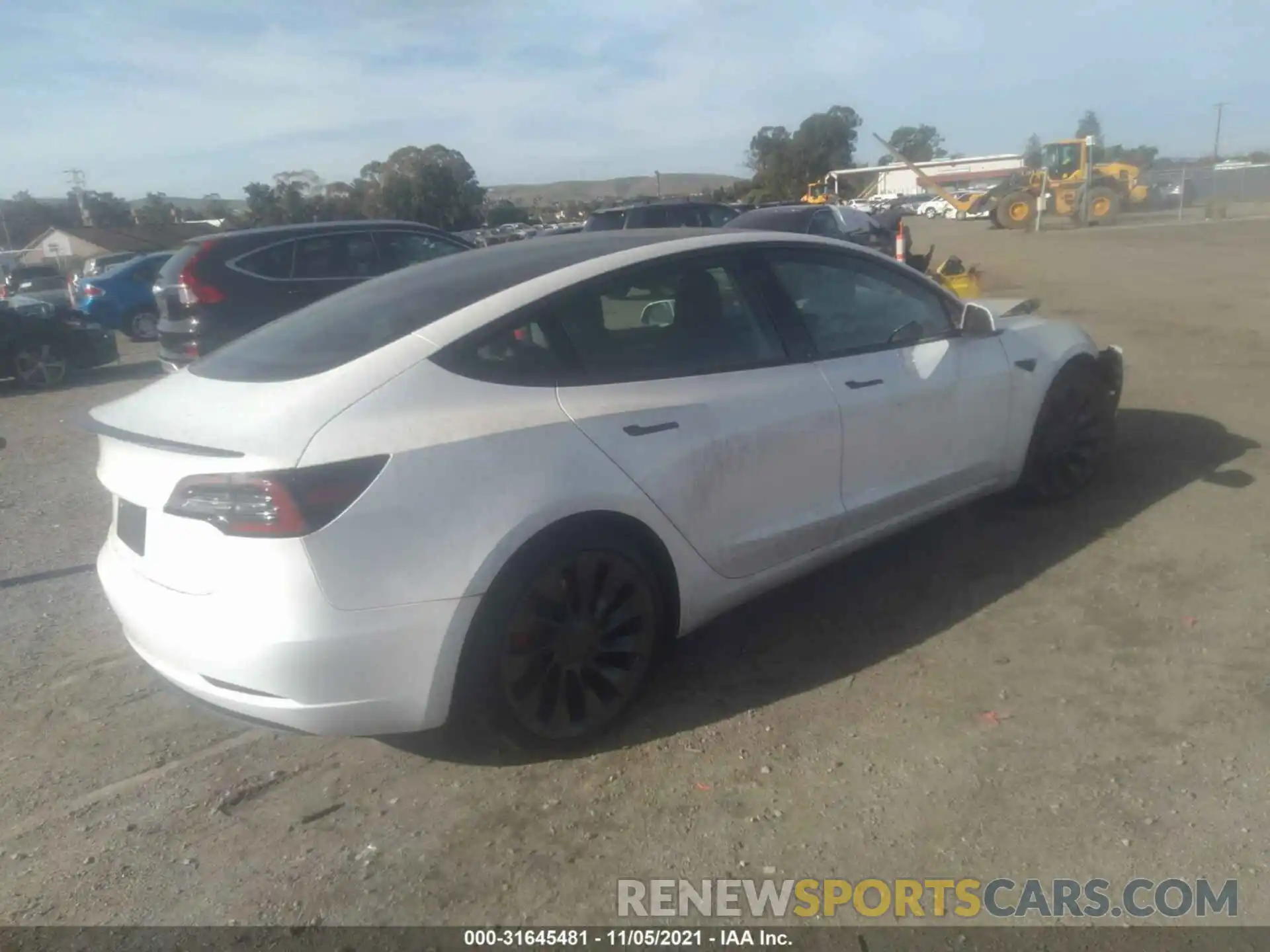 4 Фотография поврежденного автомобиля 5YJ3E1ECXMF996857 TESLA MODEL 3 2021