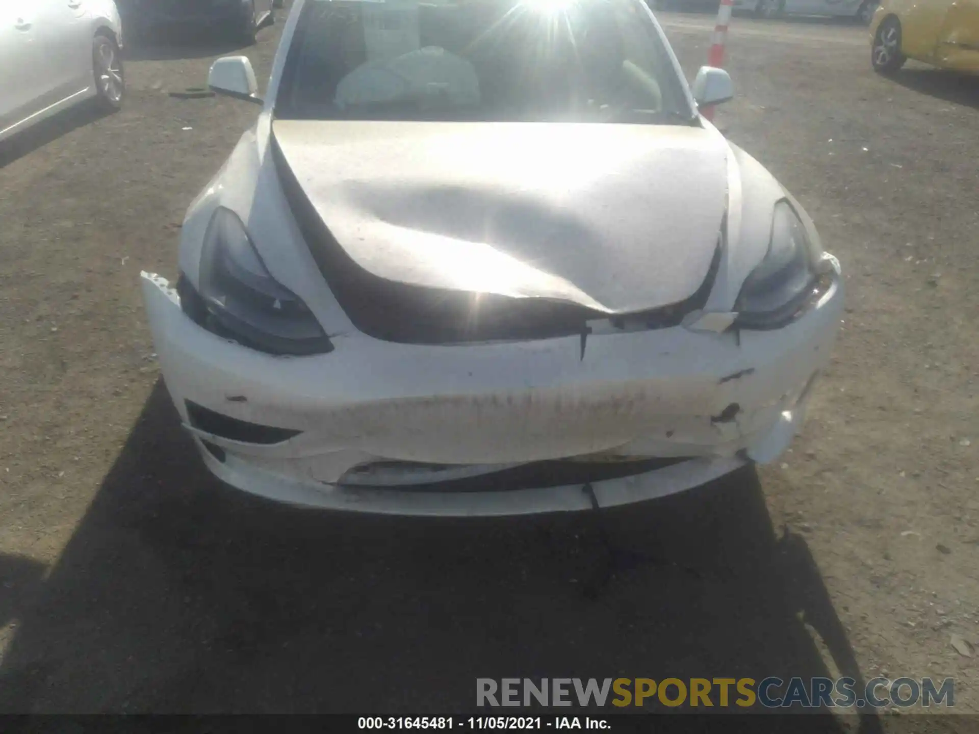 6 Photograph of a damaged car 5YJ3E1ECXMF996857 TESLA MODEL 3 2021