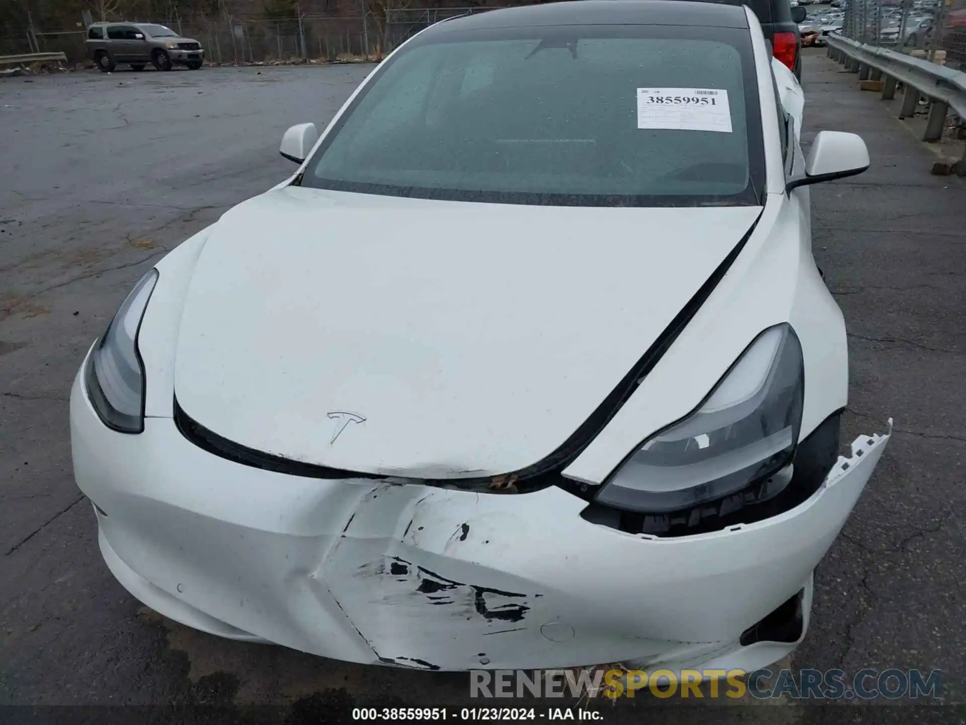 10 Photograph of a damaged car 5YJ3E1EA0NF113543 TESLA MODEL 3 2022