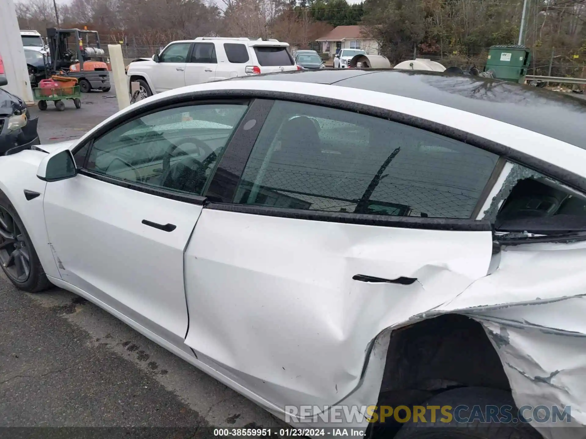 13 Photograph of a damaged car 5YJ3E1EA0NF113543 TESLA MODEL 3 2022