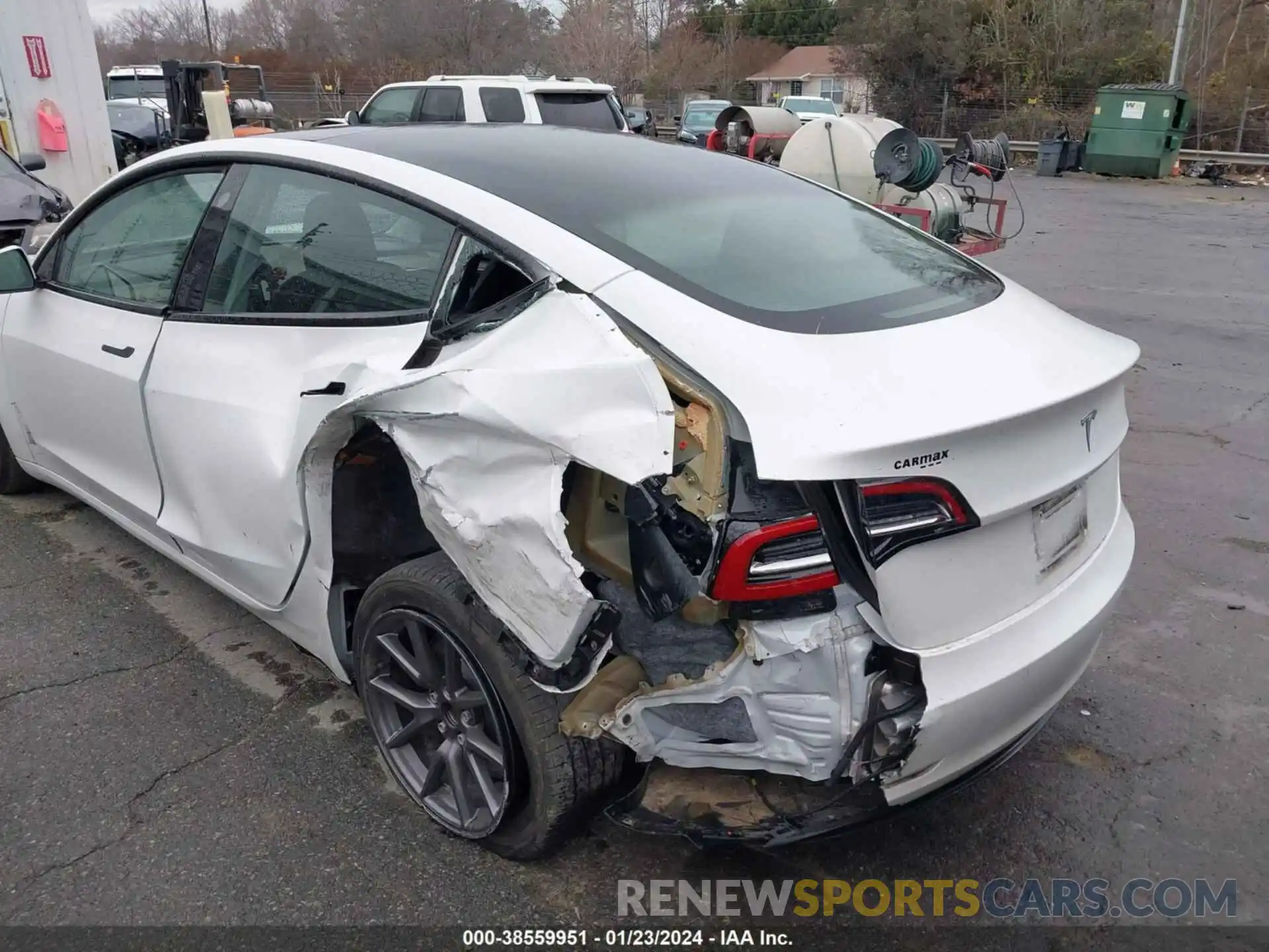 6 Photograph of a damaged car 5YJ3E1EA0NF113543 TESLA MODEL 3 2022